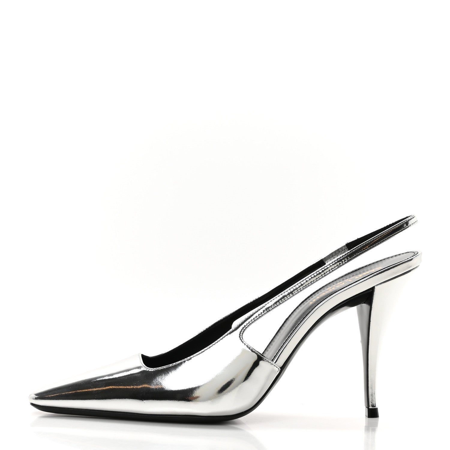 Patent Tom 90 Dream Slingback Pumps 40 Argento