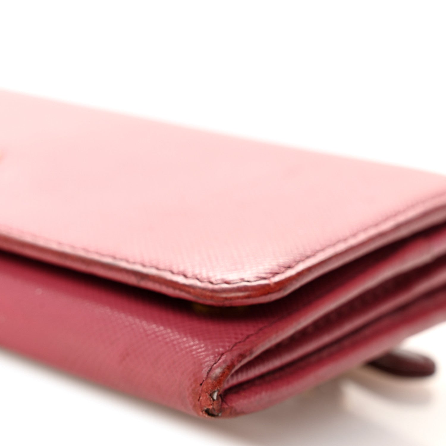 Saffiano Metal Continental Flap Wallet Bruyere