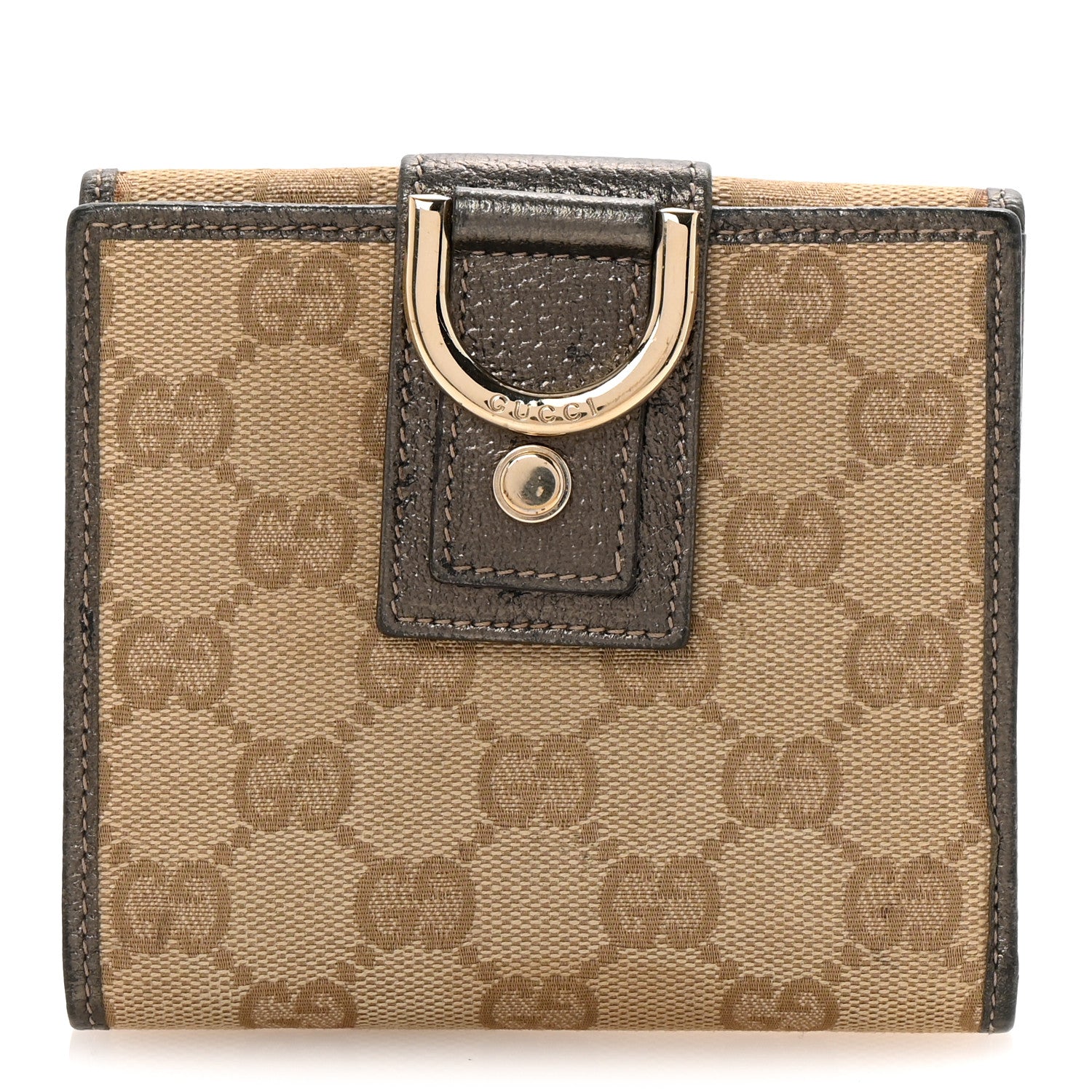 Monogram Abbey Compact Wallet Pewter