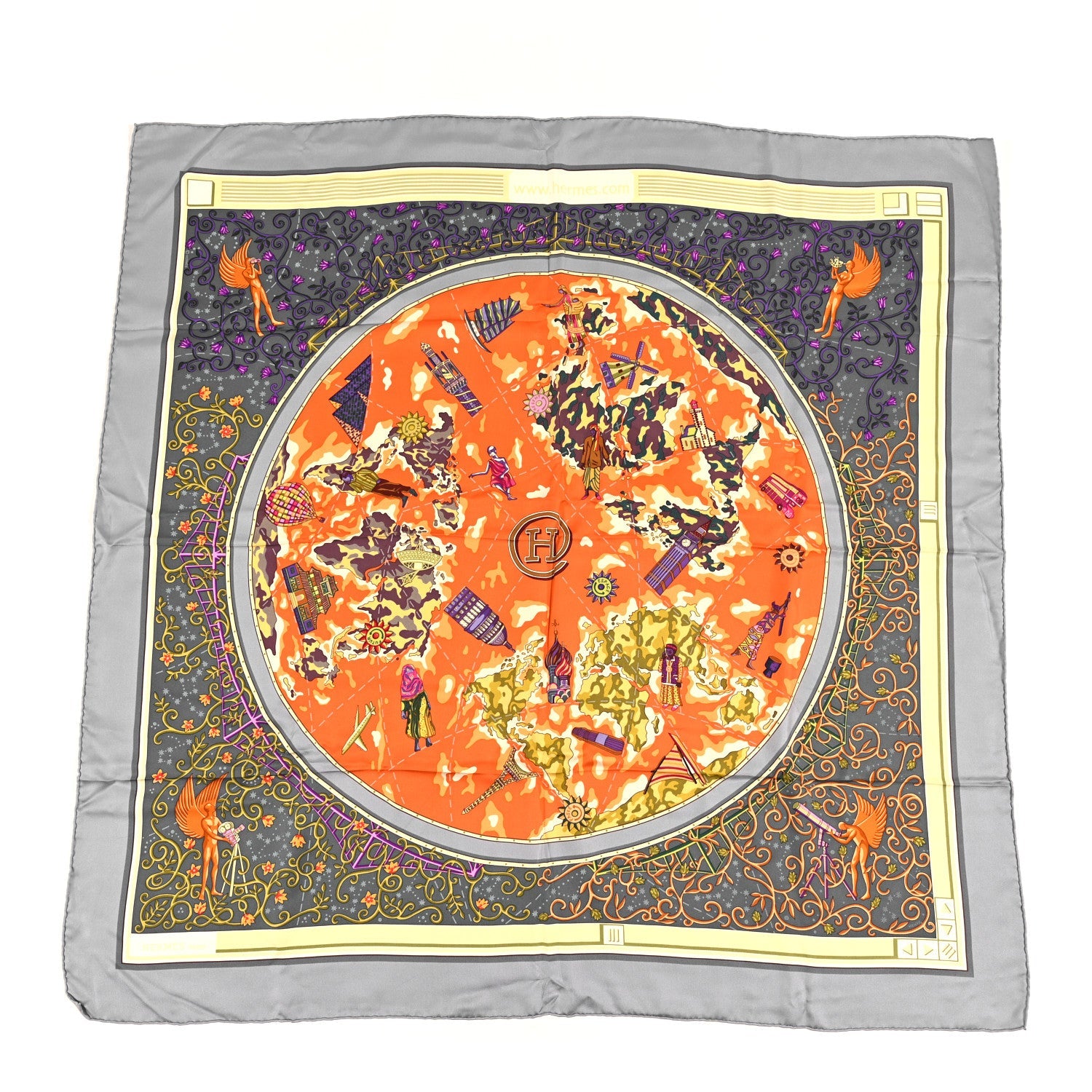 Silk www.hermes.com Scarf 90 Multicolor