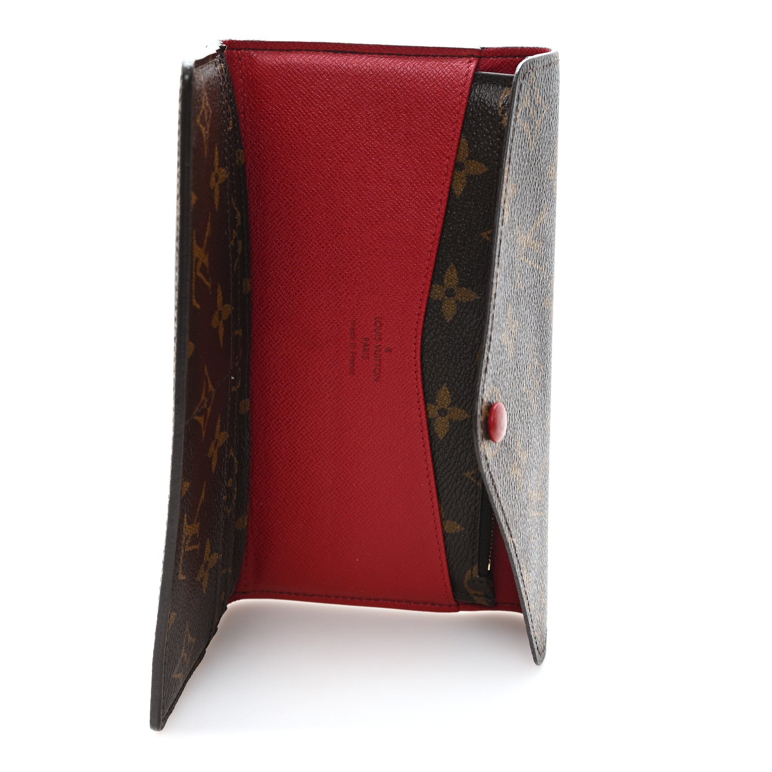 Monogram Josephine Wallet Red