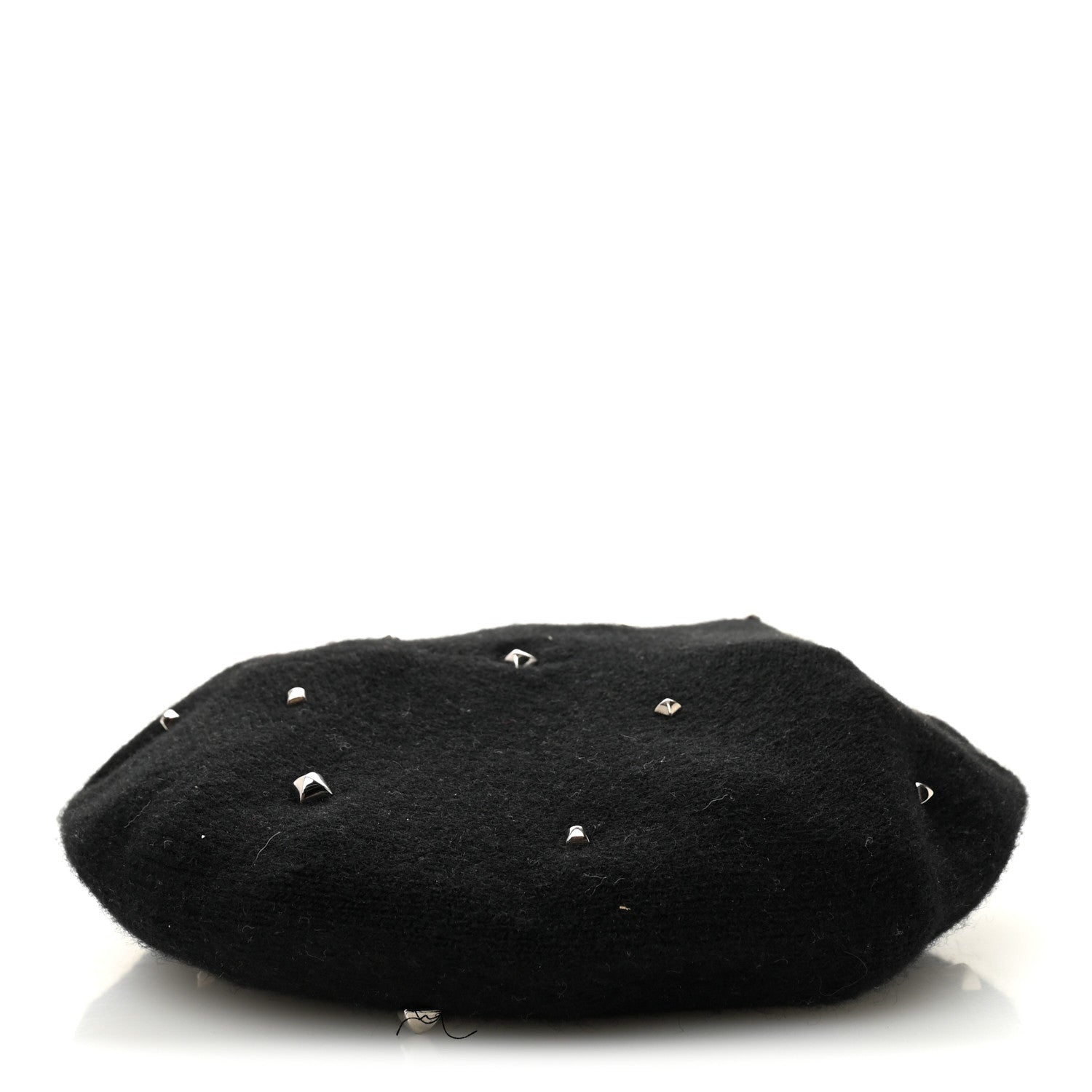Cashmere Medor Studded Darling Beret S Black