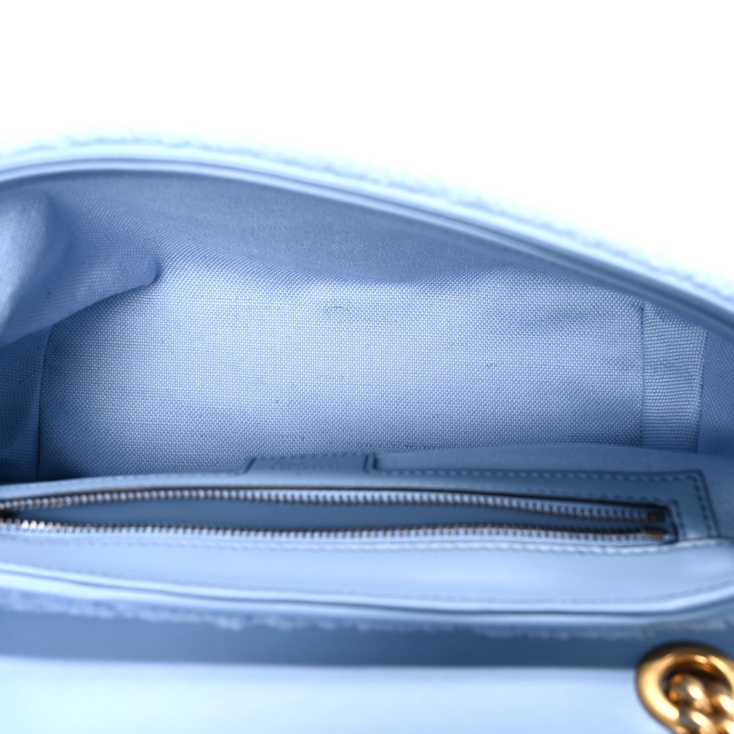 Merino Wool Matelasse Small GG Marmont Shoulder Bag Cadet Blue