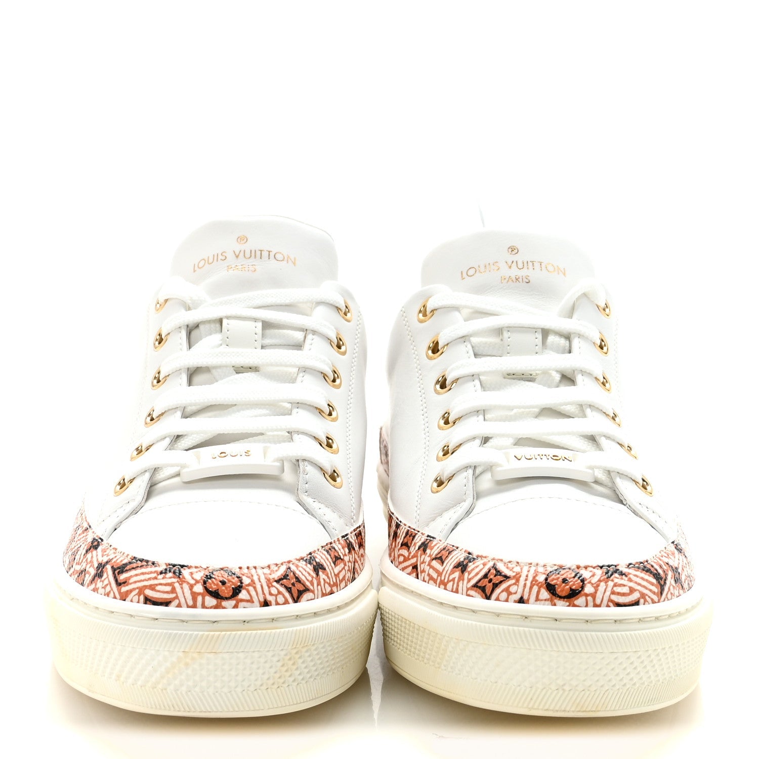 Calfskin Monogram Crafty Sneaker 38 White
