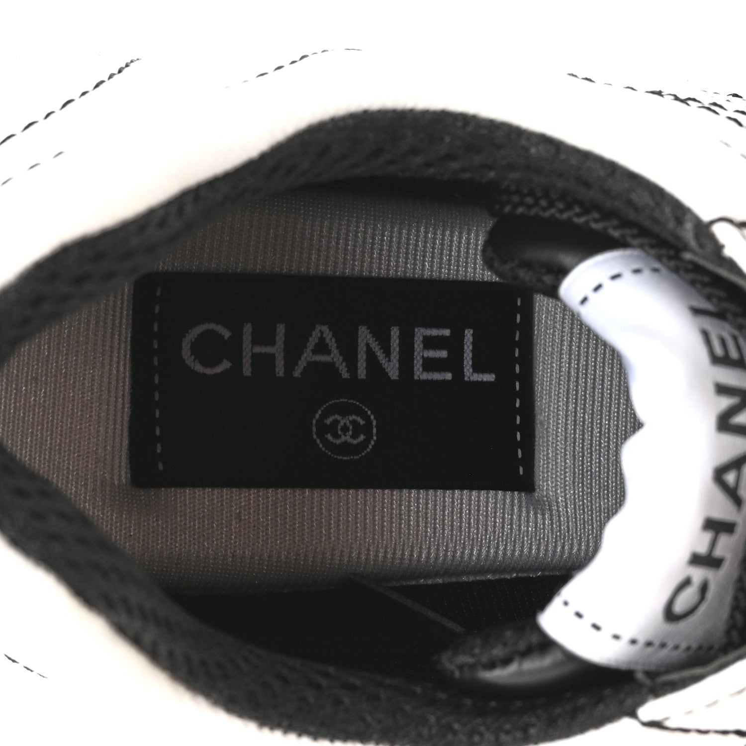 Cotton Womens CC Sneakers 38 White Black