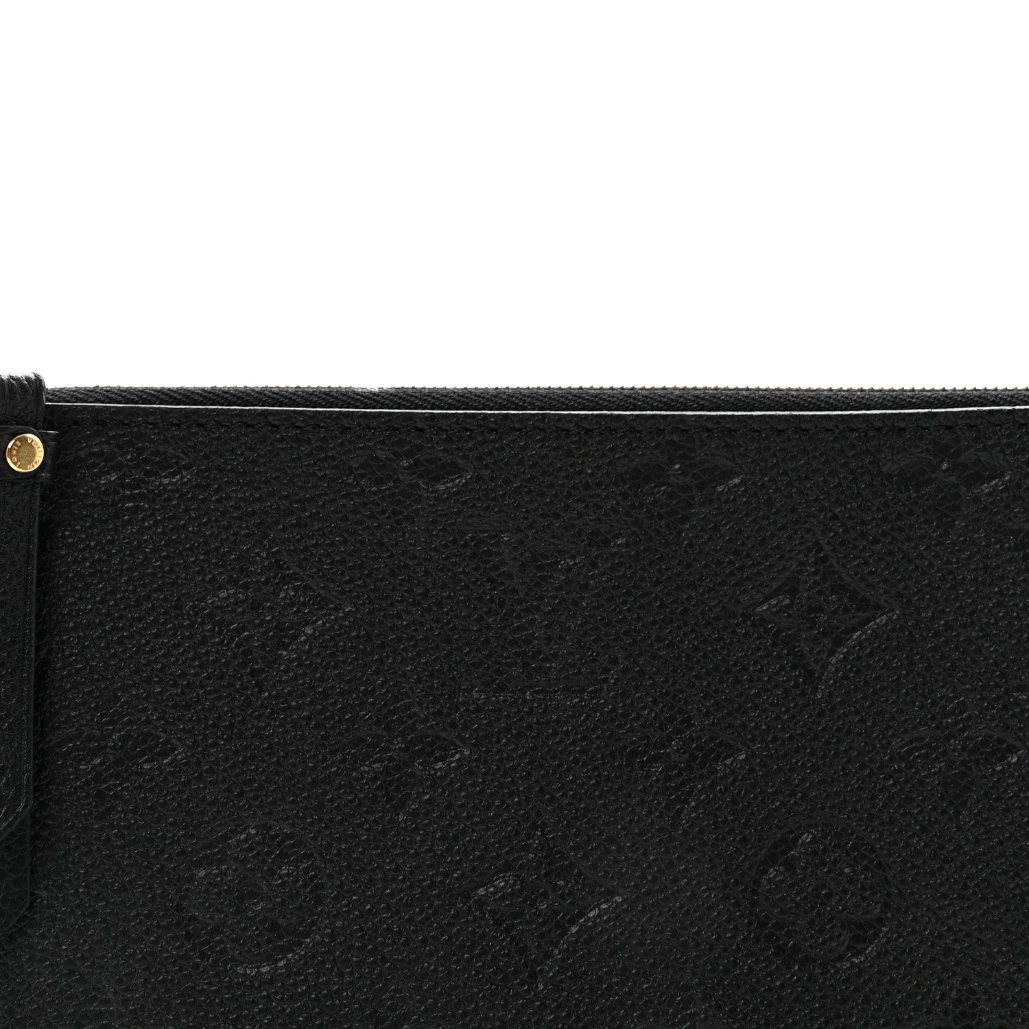Empreinte Double Zip Pochette Black