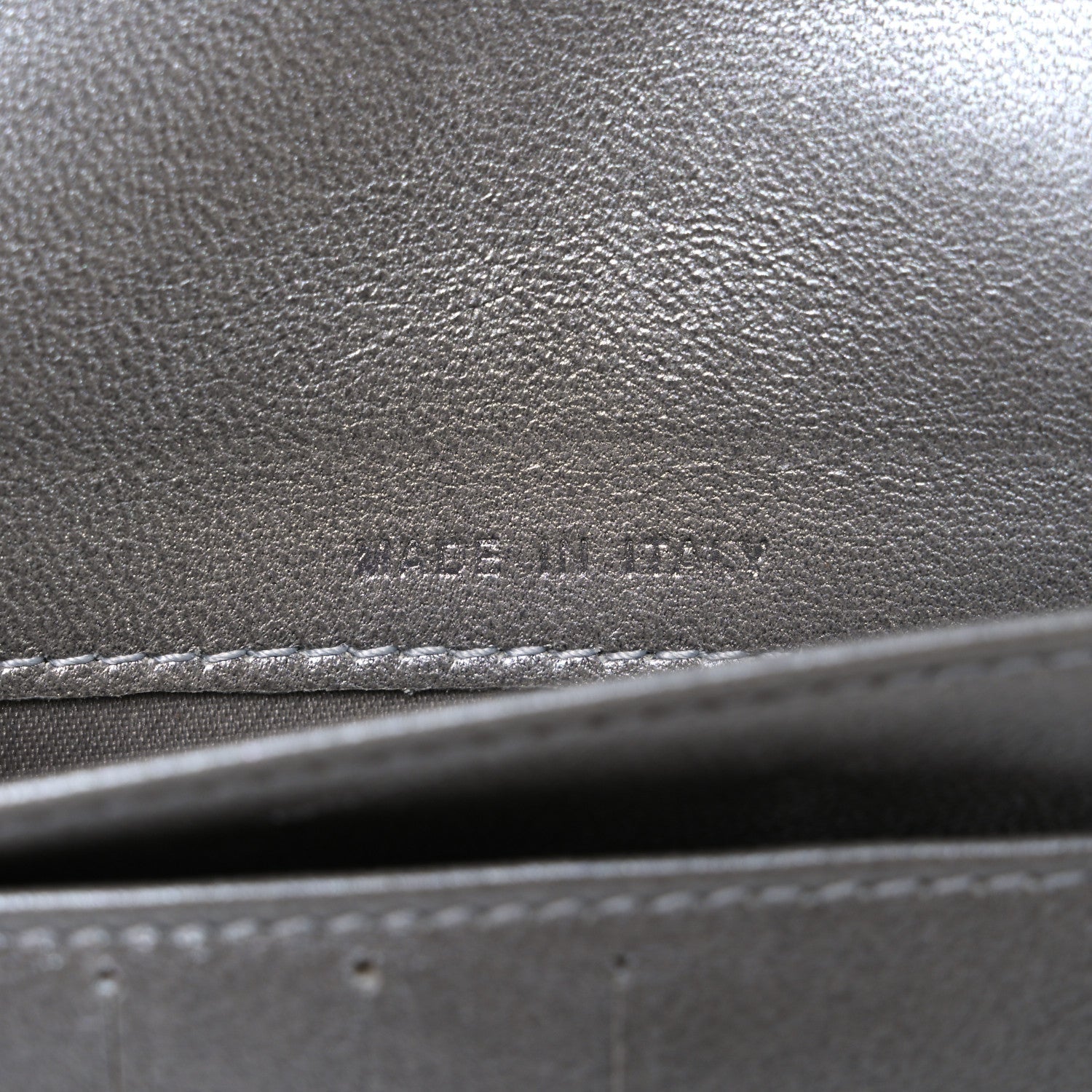 Lambskin Camellia Embossed Zip Around Organizer Wallet Black