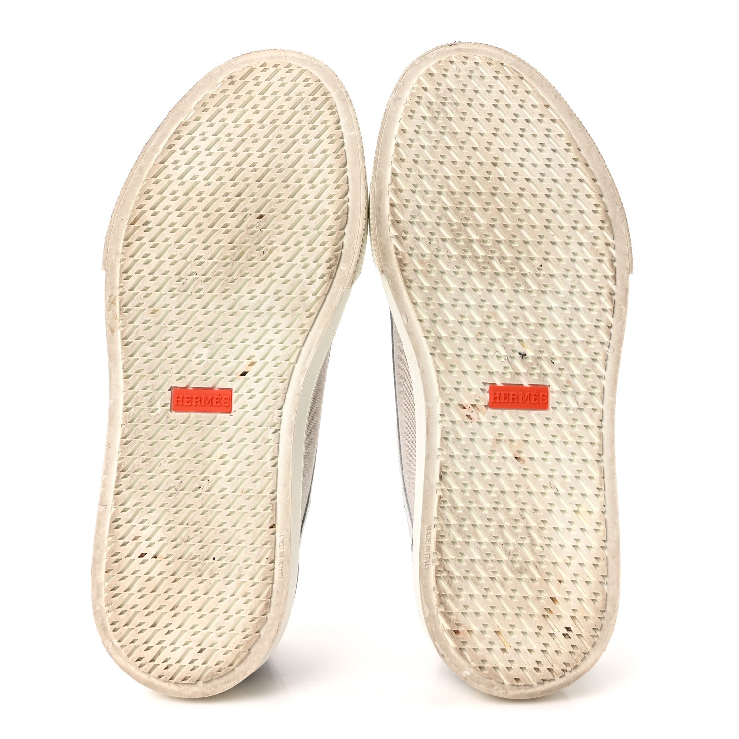 Canvas Calfskin Get Sneakers 39.5 Prunoir White