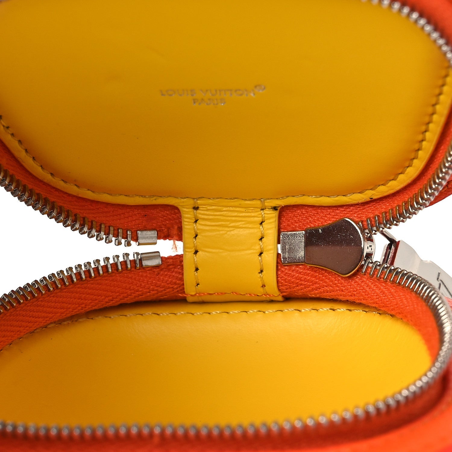 Monogram Crab Bag Charm Orange