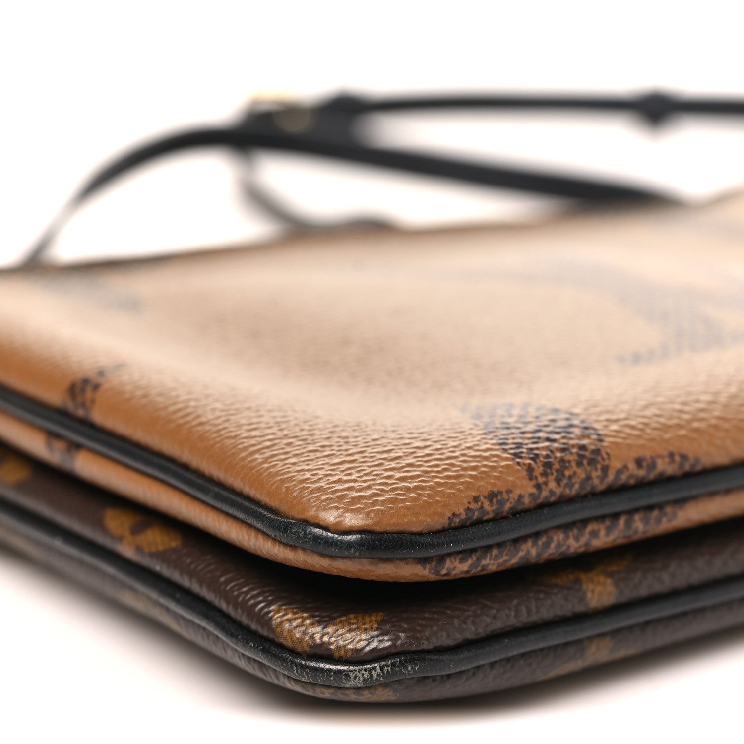 Reverse Monogram Giant Double Zip Pochette