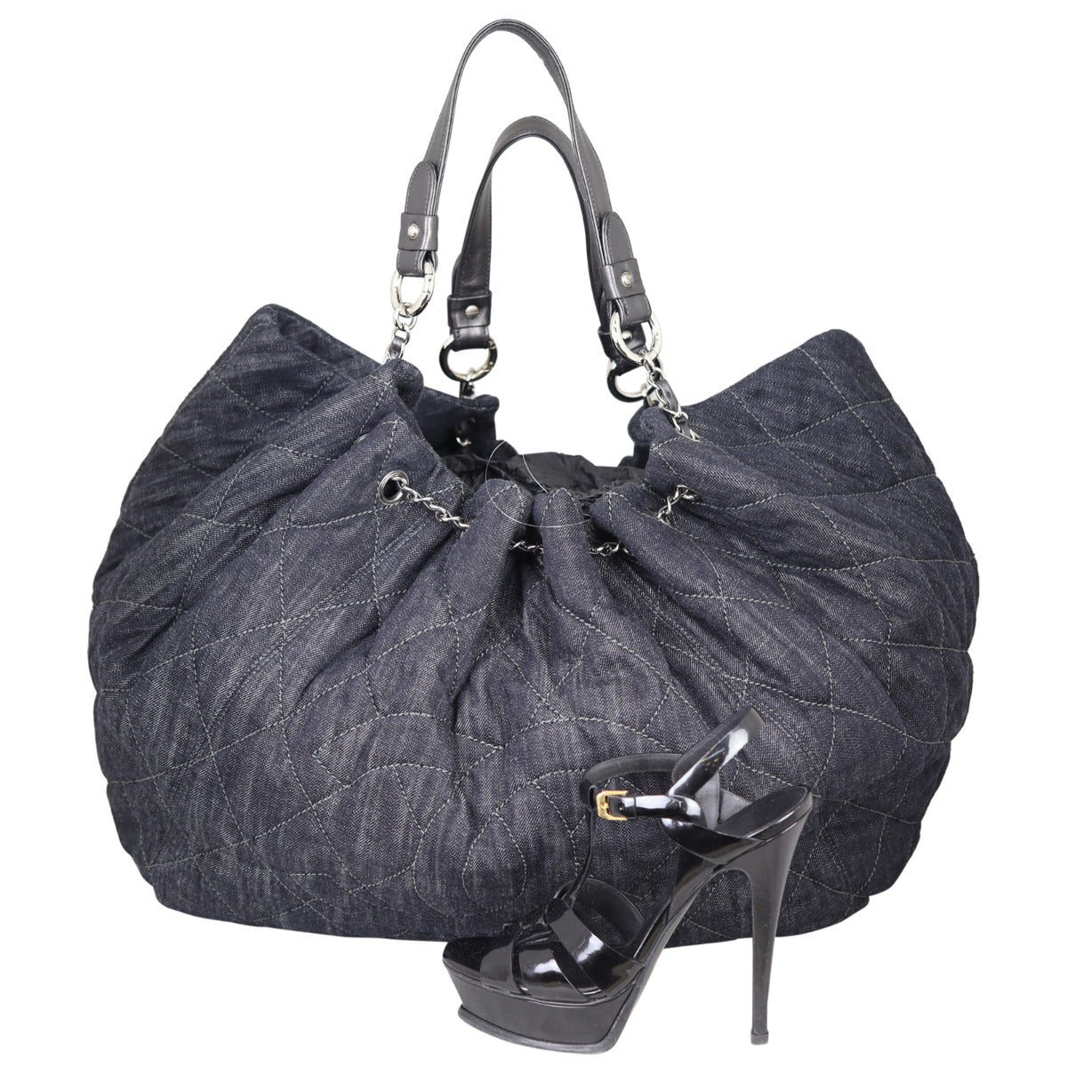 Chanel Coco Spirit XL Denim Cabas Tote