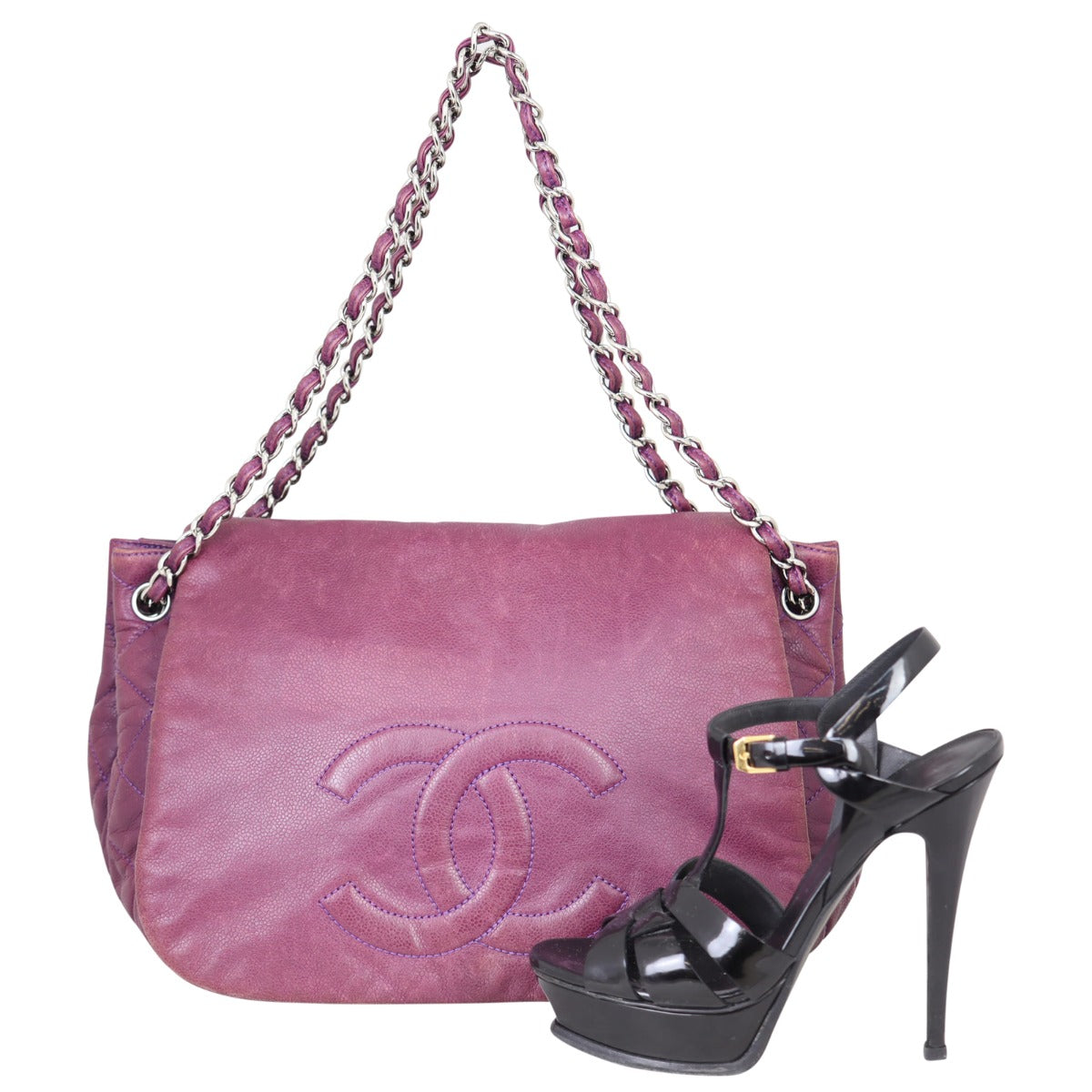 Chanel Rock & Chain Accordion Flap Bag