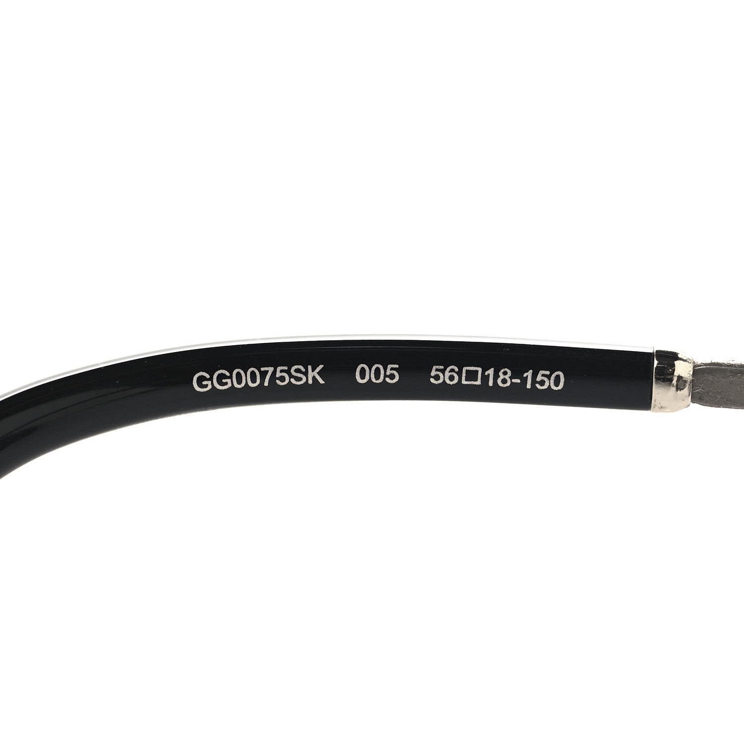 Metal Round GG0075SK Sunglasses Silver
