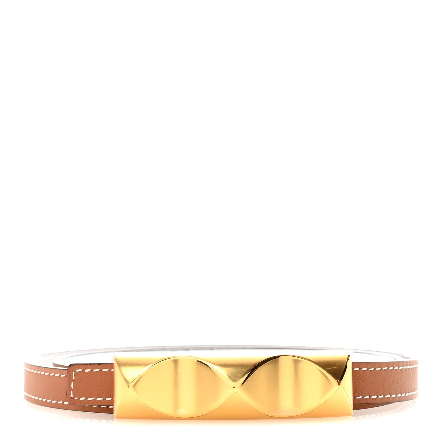 Swift Epsom 13mm Infini Belt 95 38 Gold White