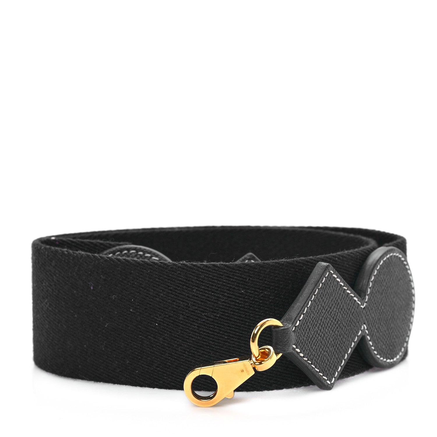Toile Epsom Shoulder Strap Indigo Black Rouge H