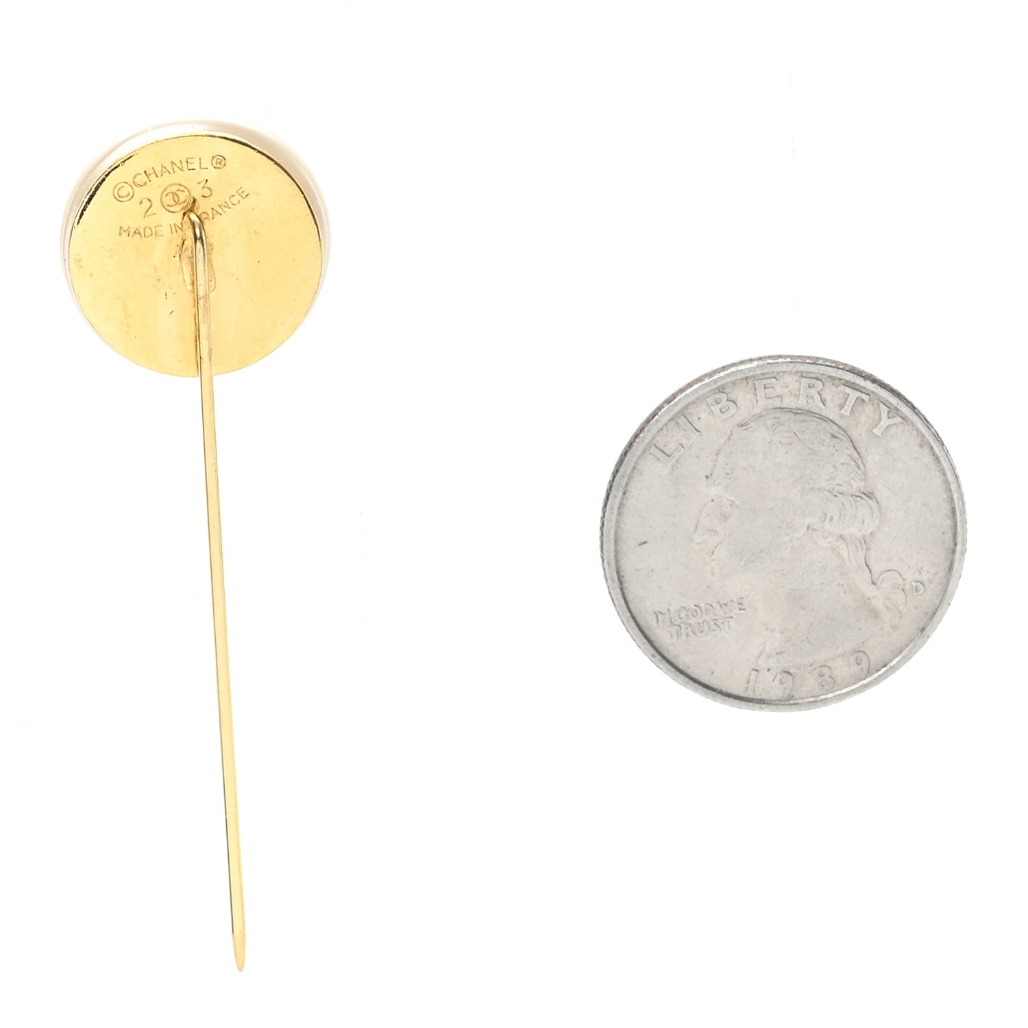 Pearl CC Pin Gold