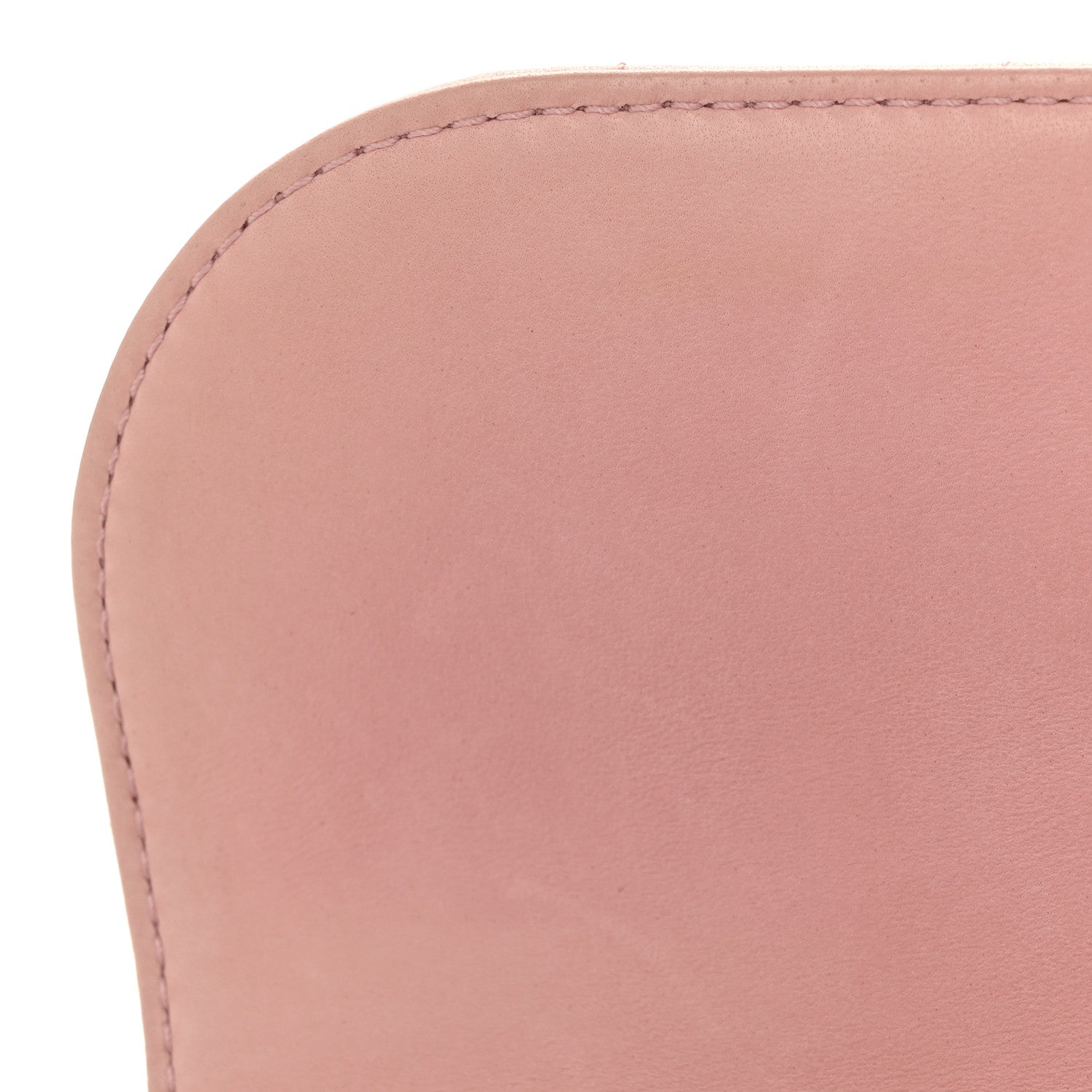 Lambskin Quilted Chocolate Bar 4 Chain Flap Pink