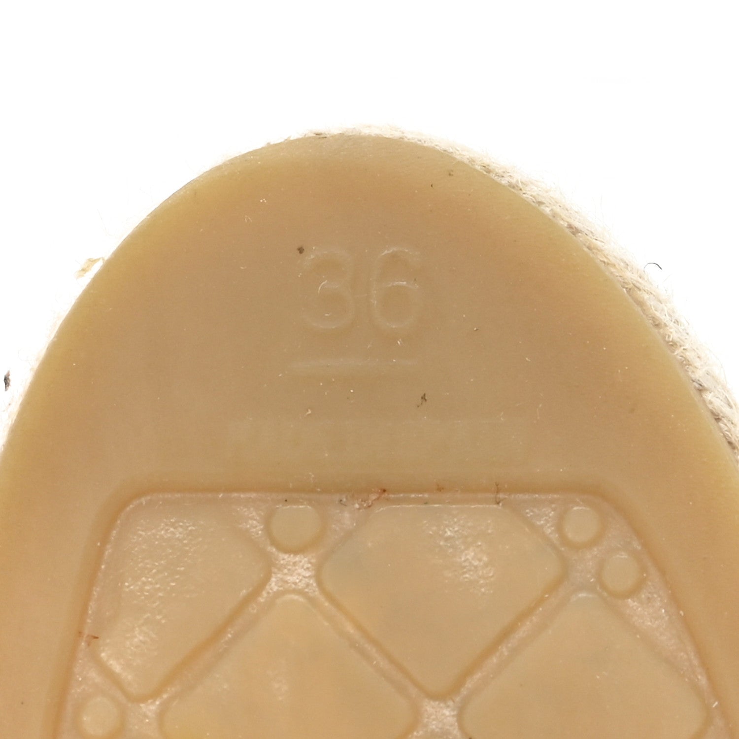 Lambskin CC Espadrilles 36 Black