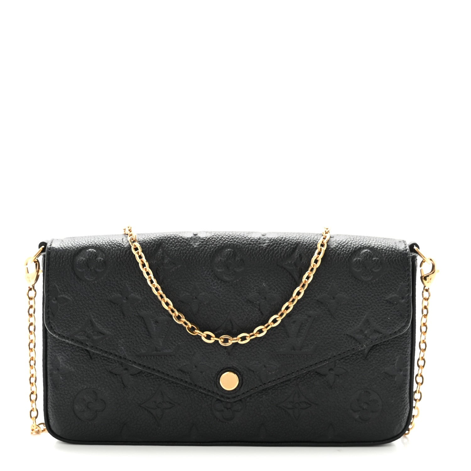 Empreinte Pochette Felicie Chain Wallet Black
