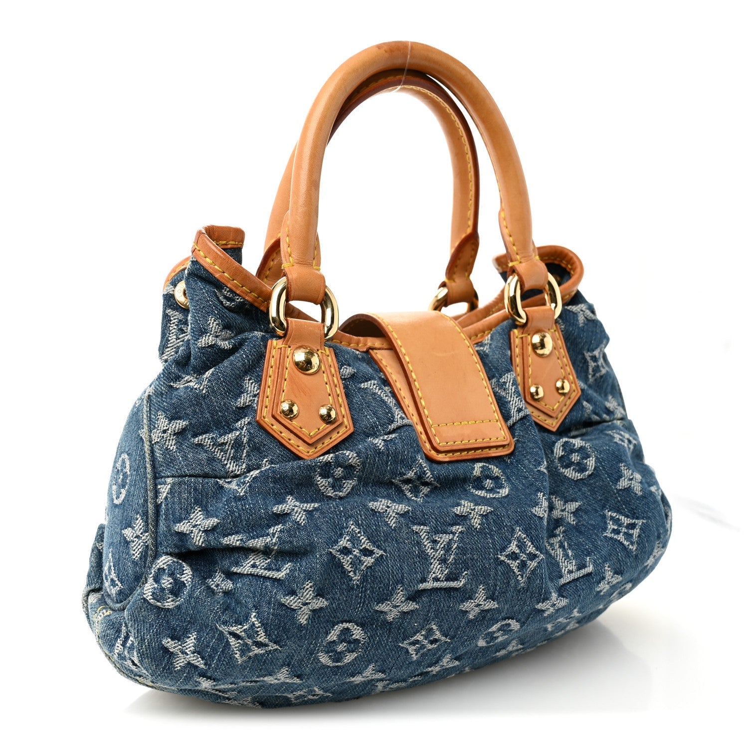 Monogram Denim Pleaty Blue