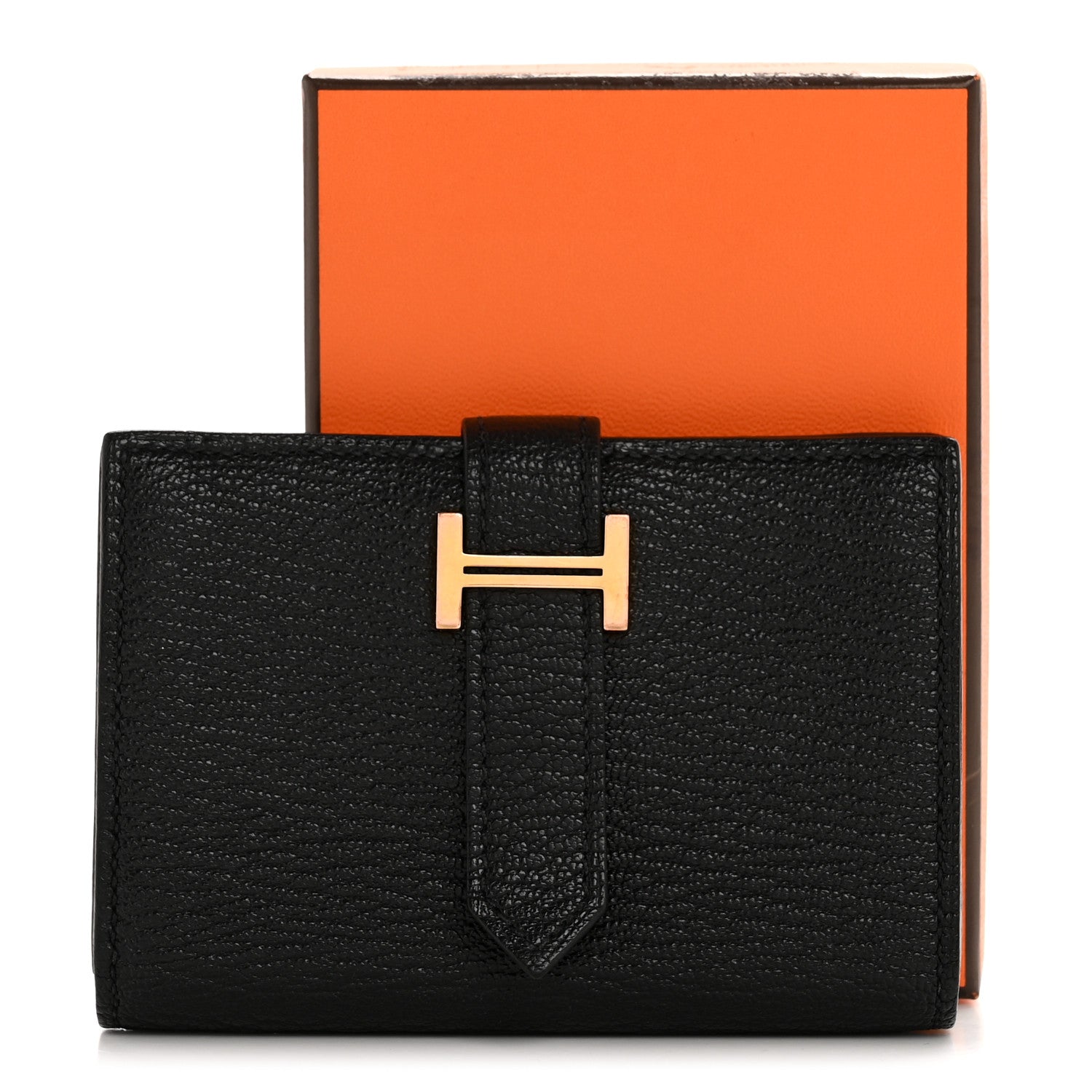Chevre Mysore Mini Bearn Wallet Black