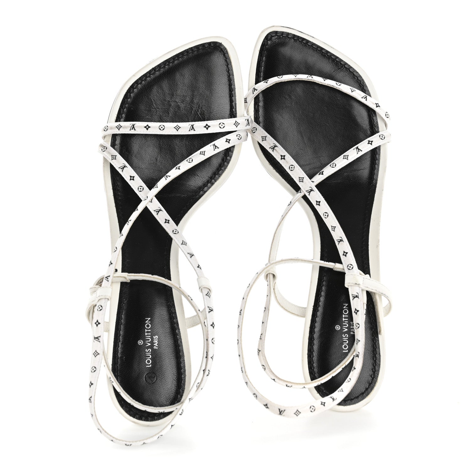 Satin Calfskin Citizen Sandal 41 White