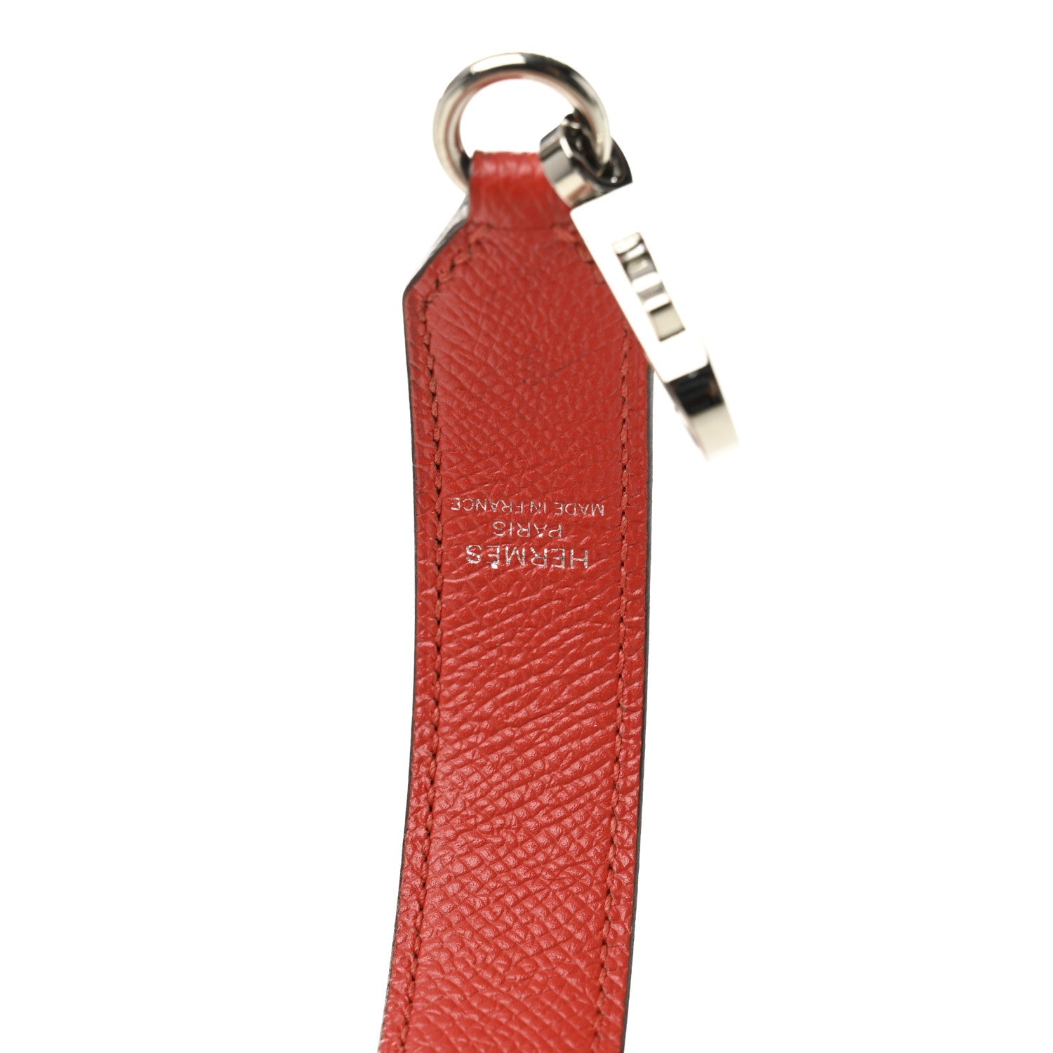 Epsom 25mm Tressage Shoulder Strap Capucine Celeste Rouge H