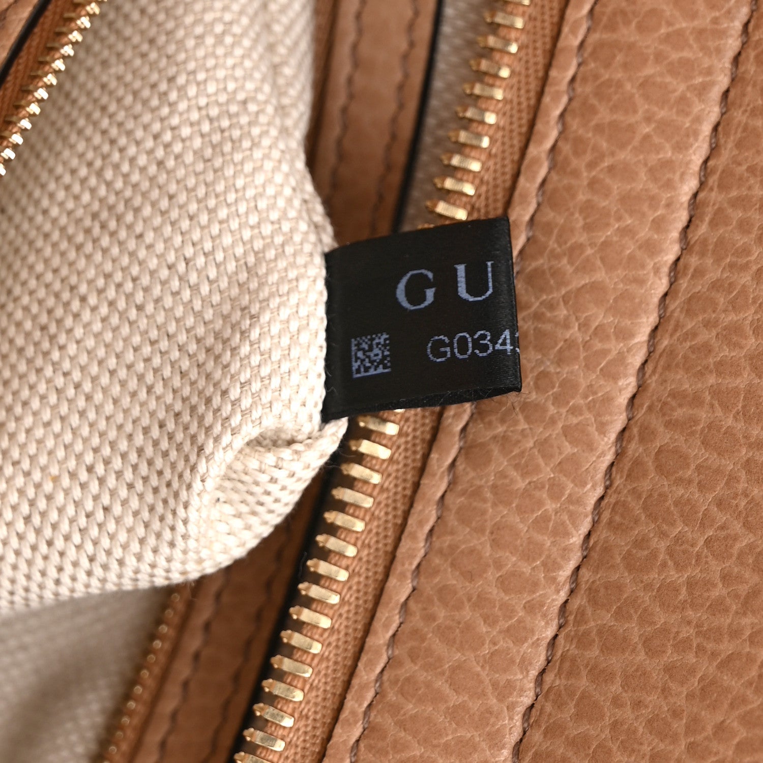 Dollar Calfskin Medium Soho Top Handle Satchel Camelia