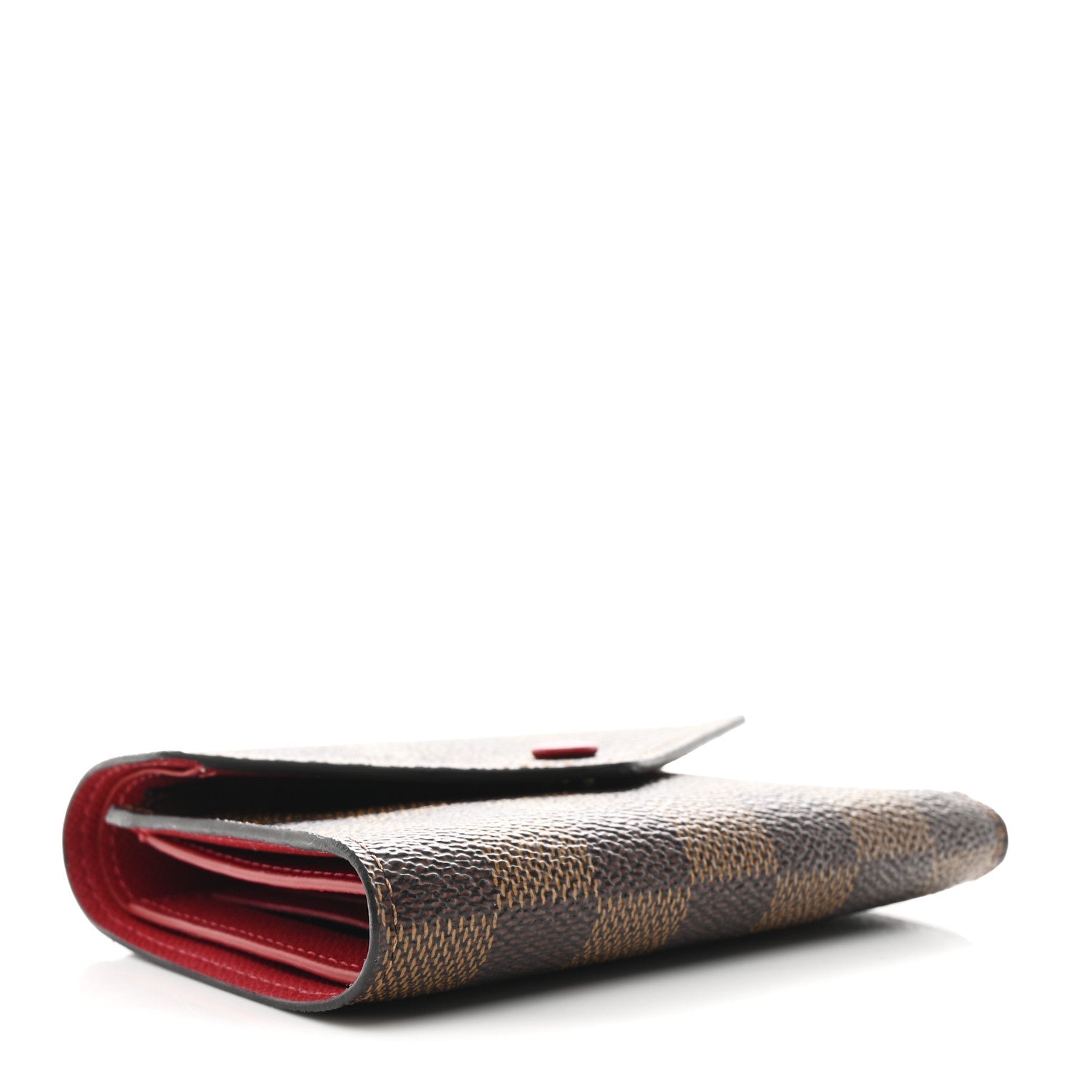 Damier Ebene Victorine Wallet Red