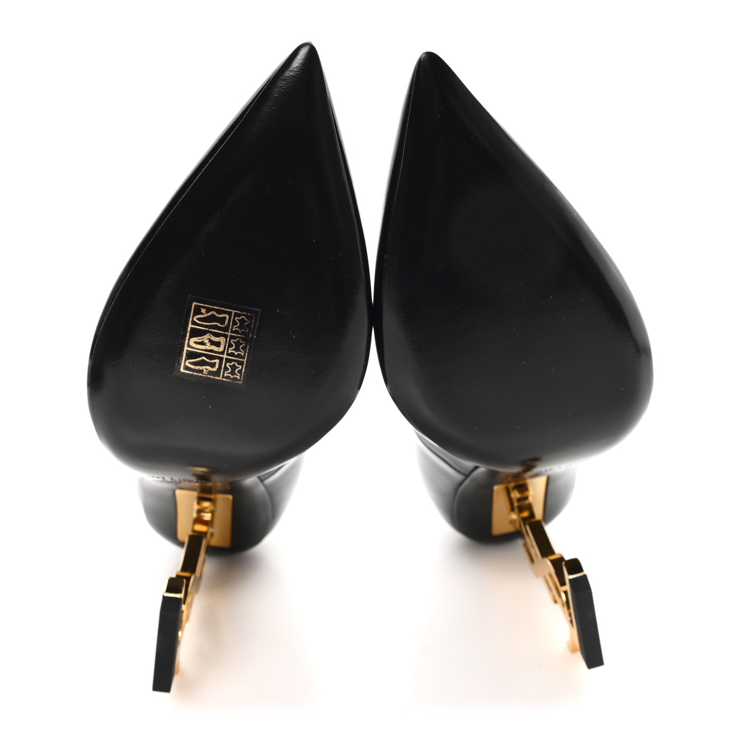 Patent Opyum 110 Pumps 36.5 Black Gold