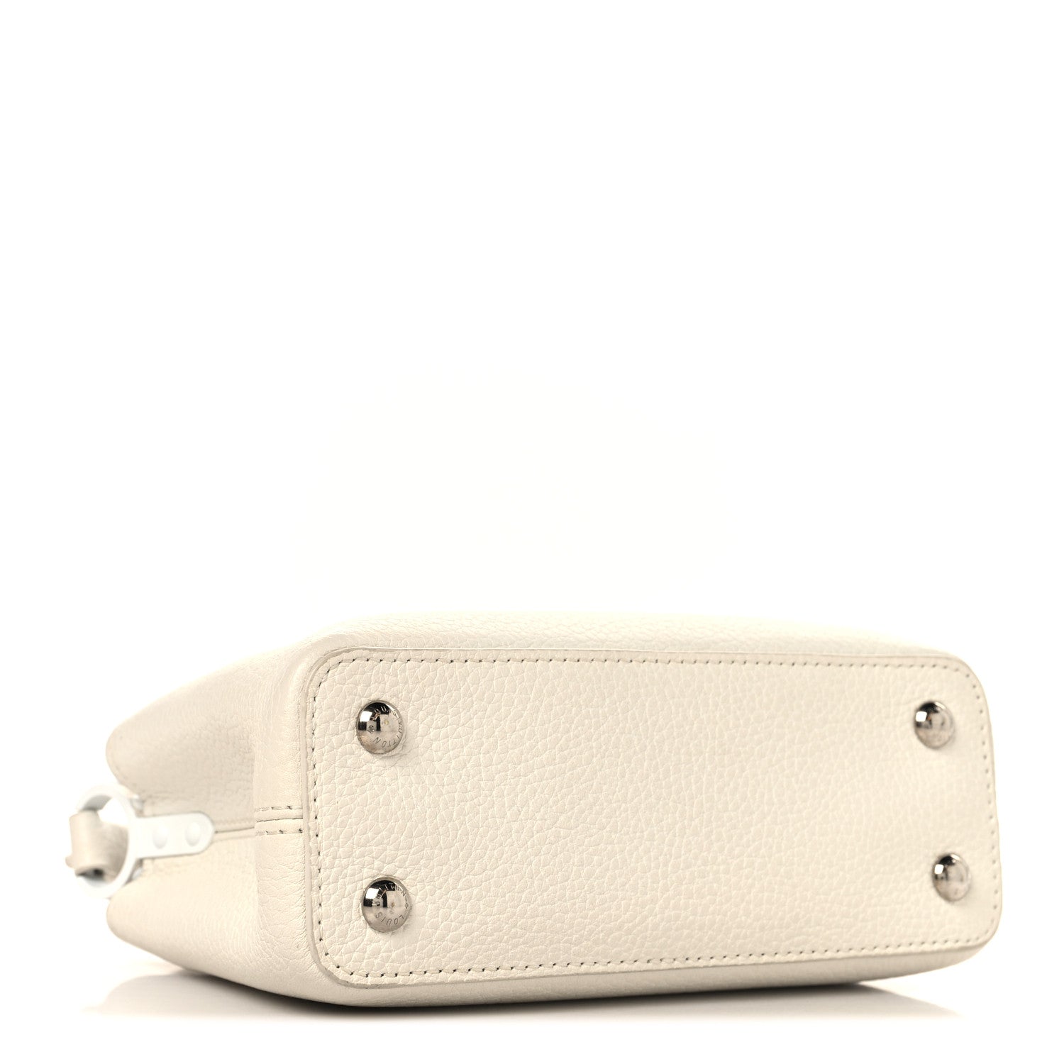 Taurillon Mini Capucines Monochrome  White