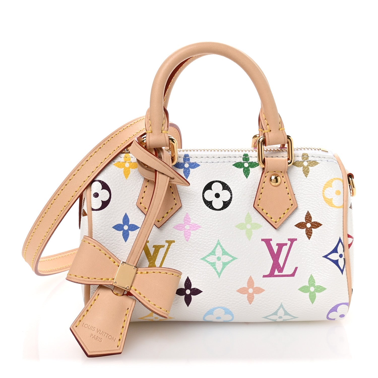LV X TM Monogram Multicolor Nano Speedy White