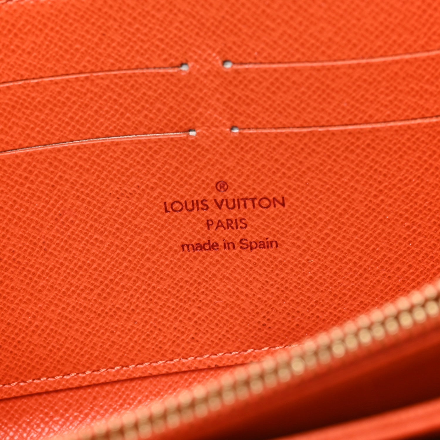 Monogram Multicolor Zippy Wallet White Orange