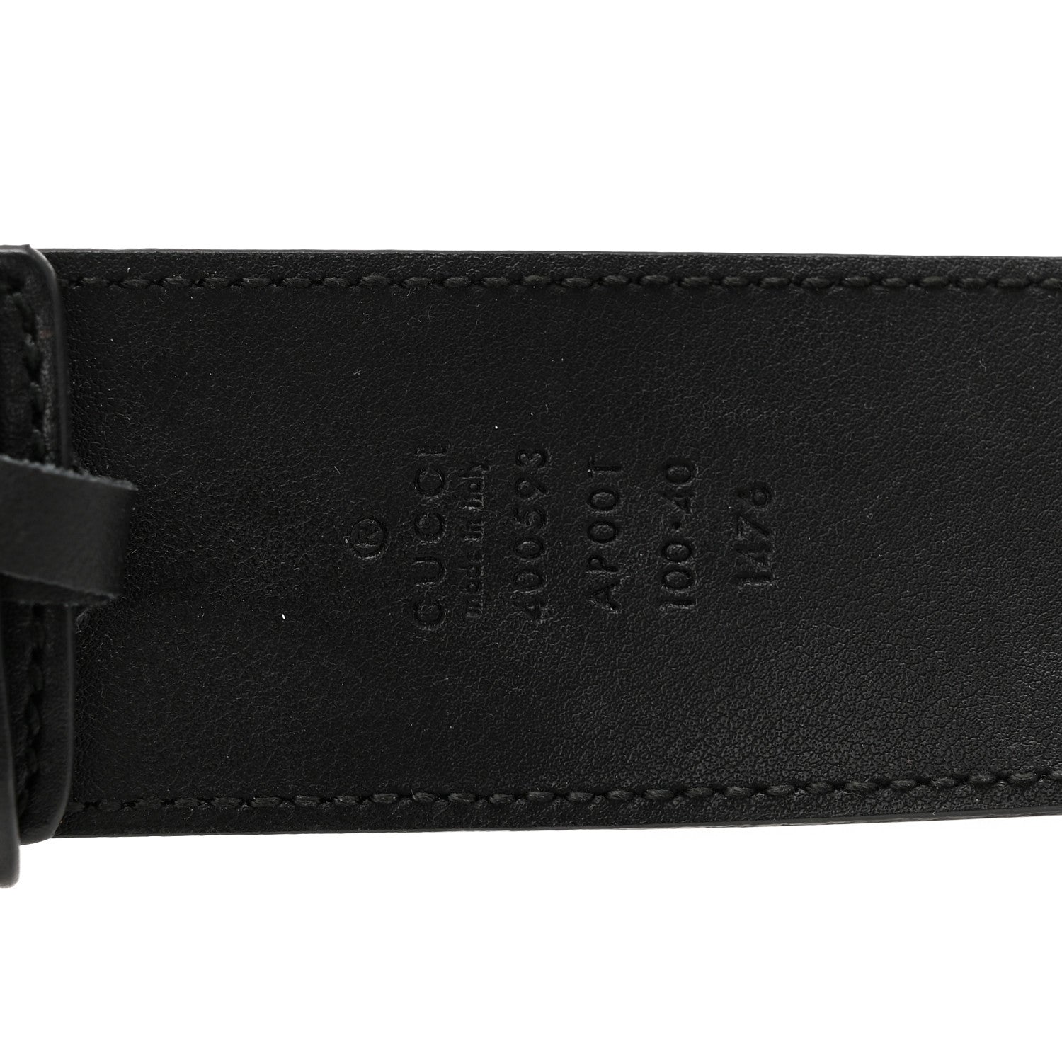 Calfskin Double G 40mm Belt 100 40 Black