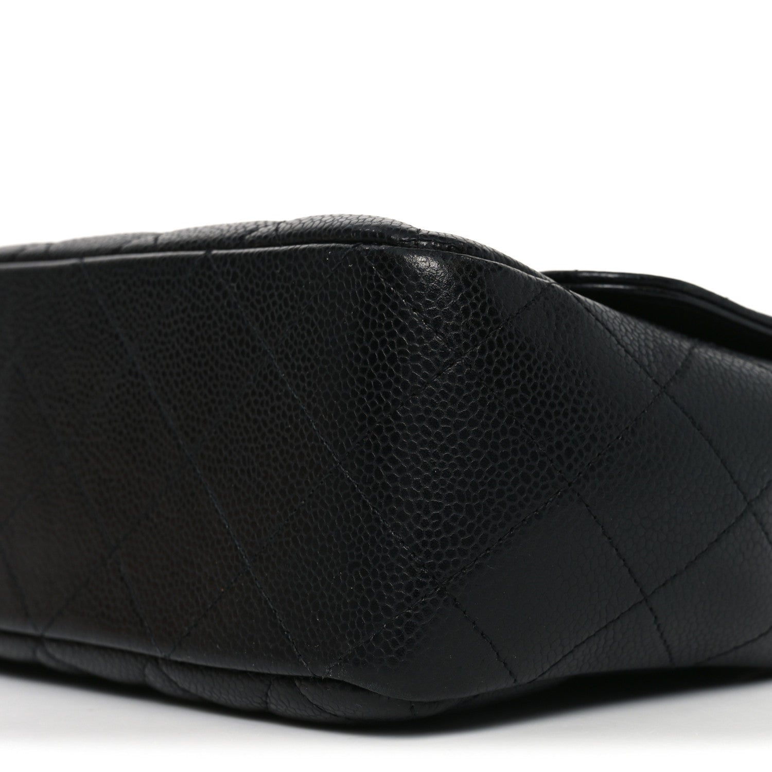 Caviar Quilted Jumbo Single Flap Black
