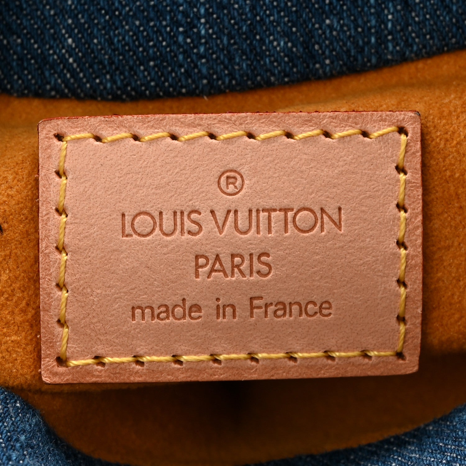 Monogram Denim Pleaty Blue