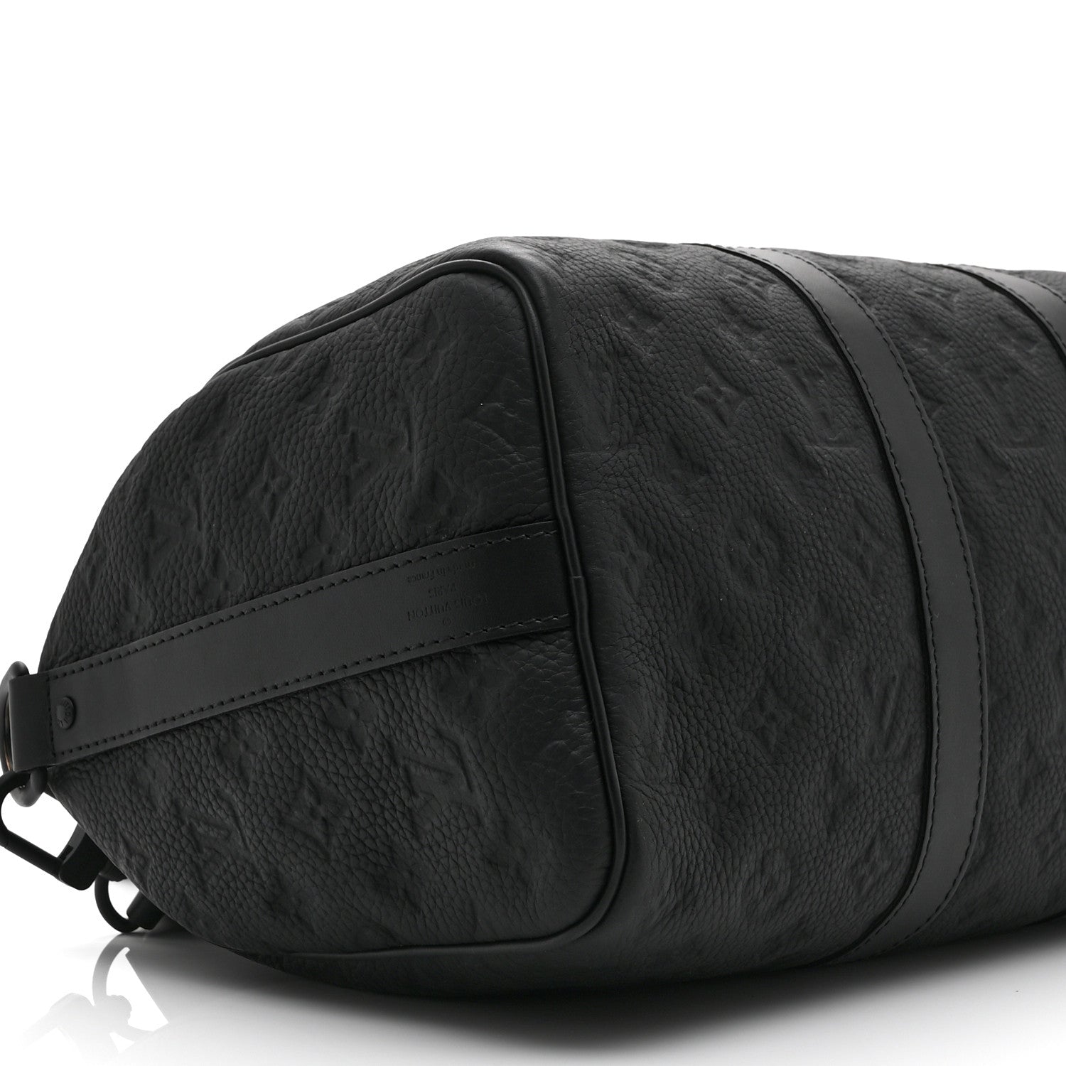 Monogram Taurillon Keepall Bandouliere 35 Black