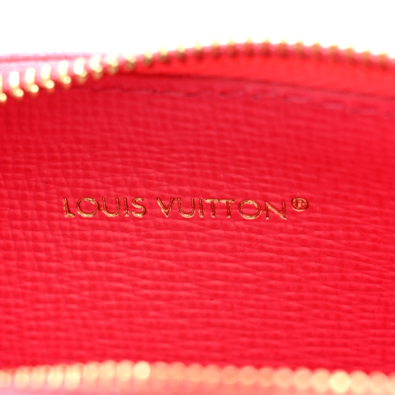 Monogram Origine Key Pouch  Rose Ruban