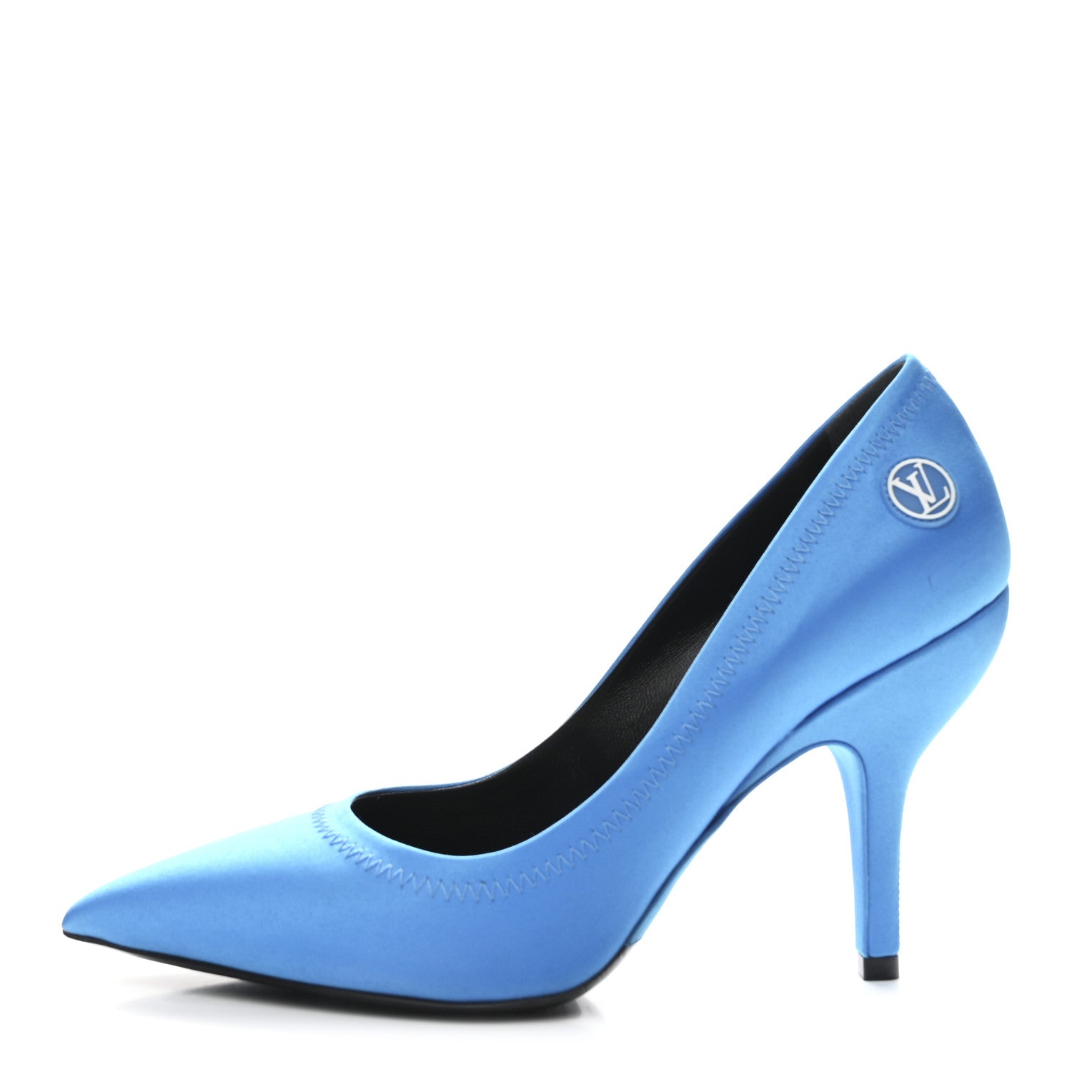 Satin Archlight Pumps 38.5 Blue