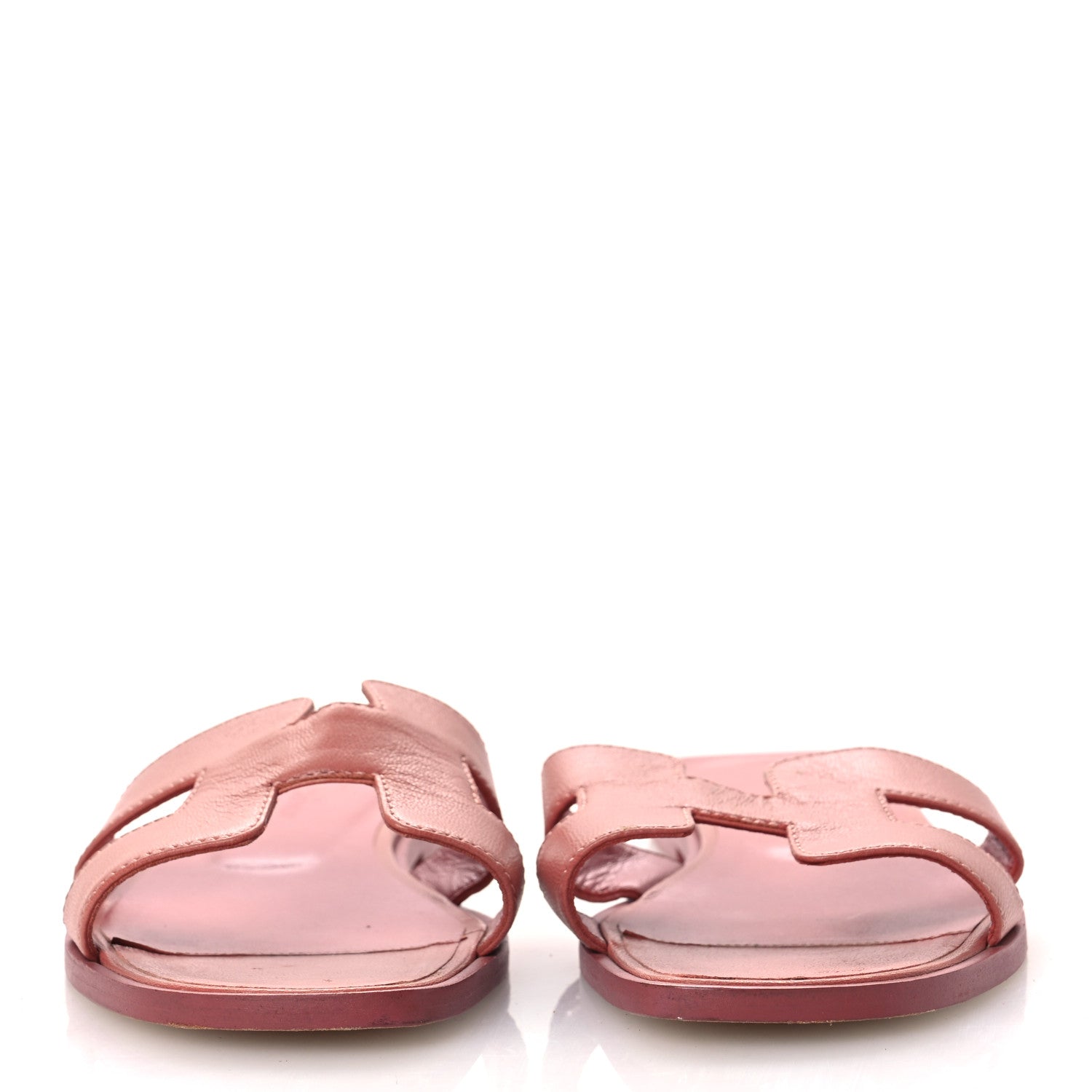 Goatskin Oran Sandals 37 Rouge Blush