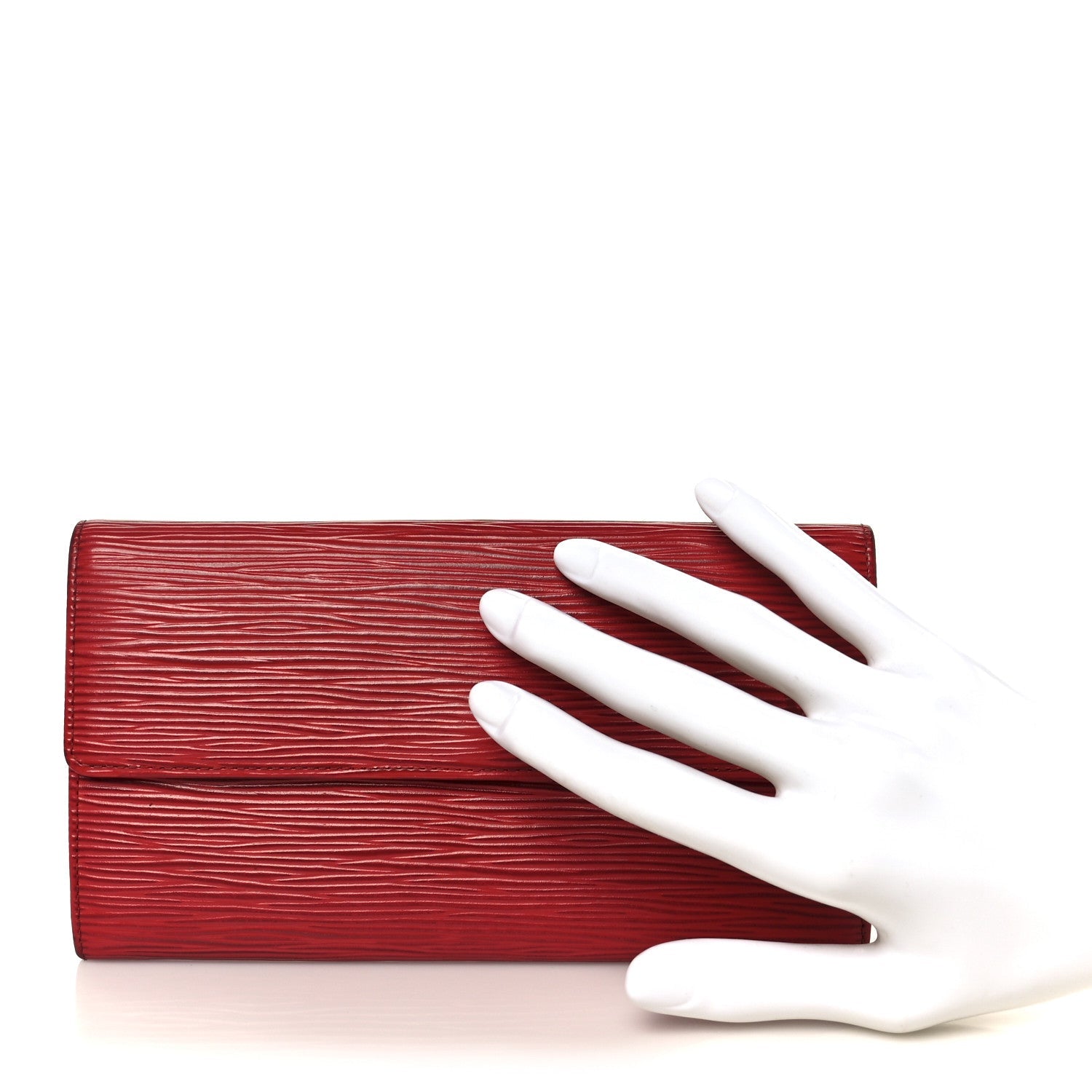 Epi Sarah Wallet  Castillan Red