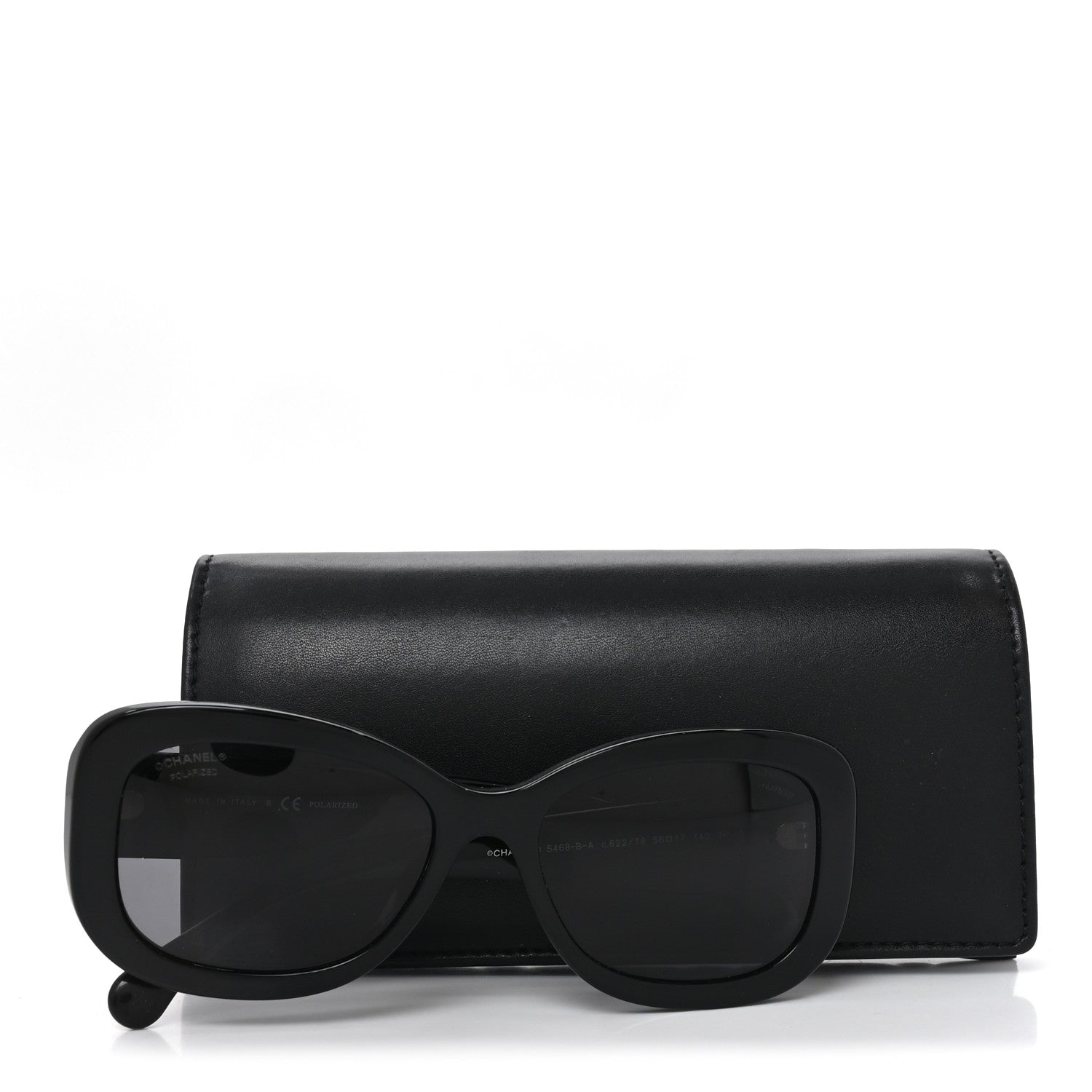 Acetate Polarized CC Sunglasses 5468-B-A Black