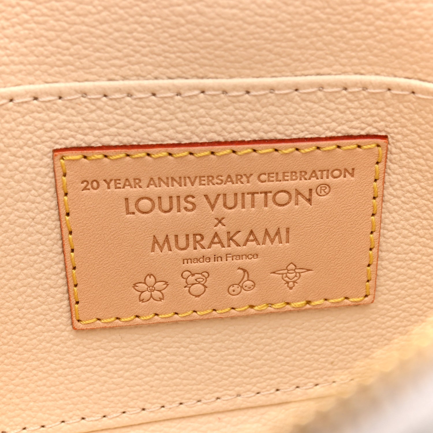 LV x TM Monogram Multicolor Cosmetic Pouch PM White
