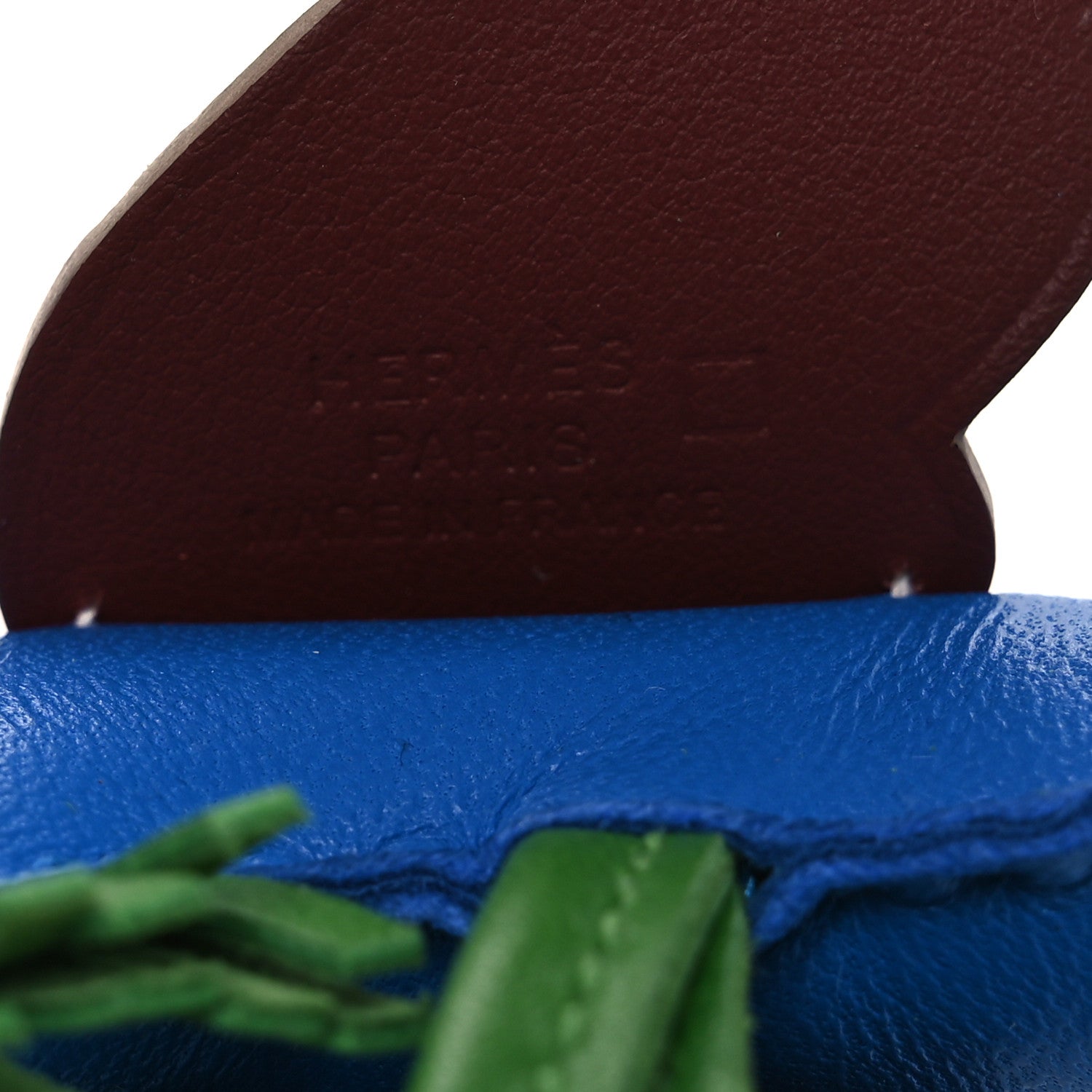 Milo Lambskin Matte Alligator Touch Grigri Rodeo Pegase Horse Bag Charm PM Bleu Zanzibar Vert Yucca Craie