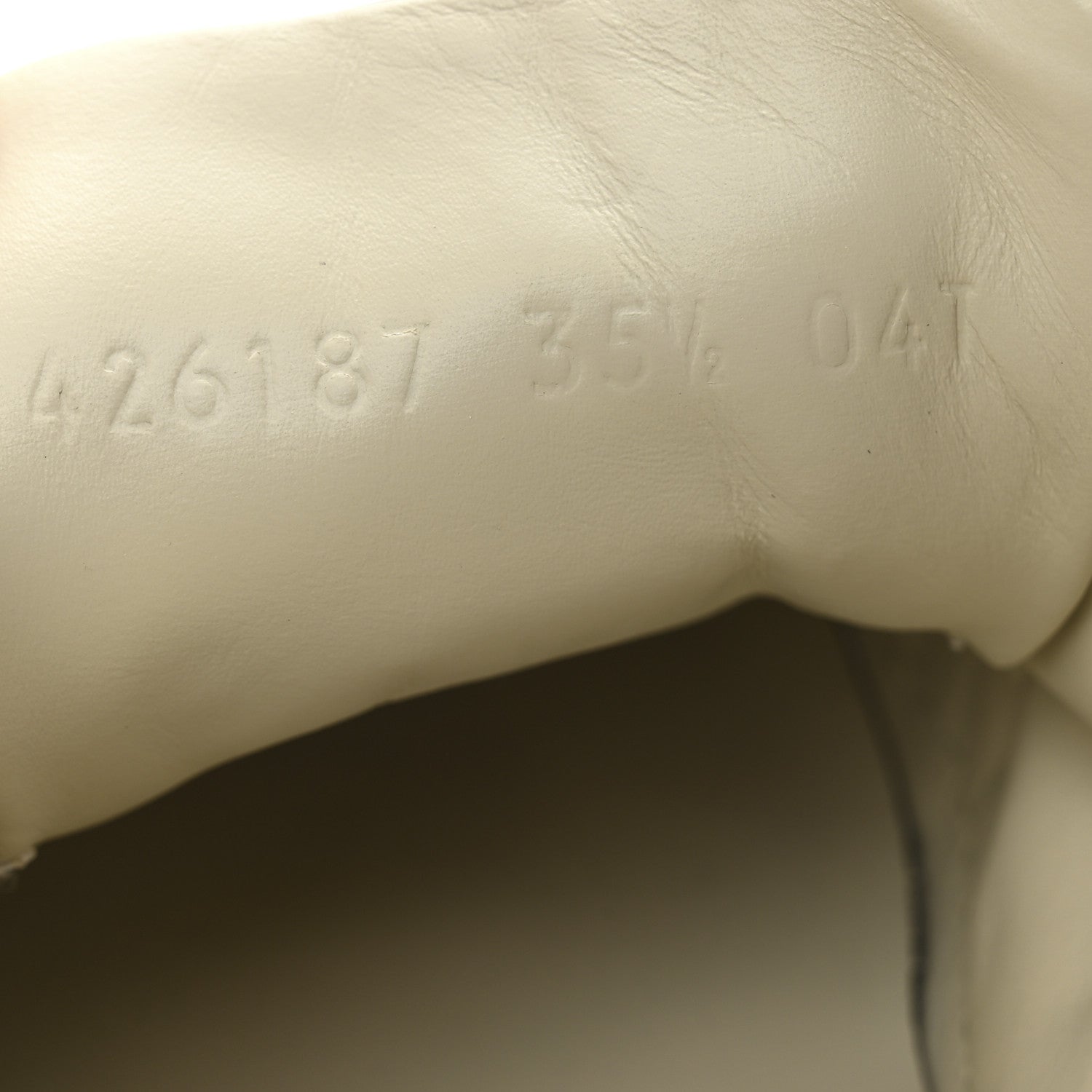 Washed Cotton GG Monogram Calfskin Womens Low Top Sneakers 35.5 White Mystic White Great White