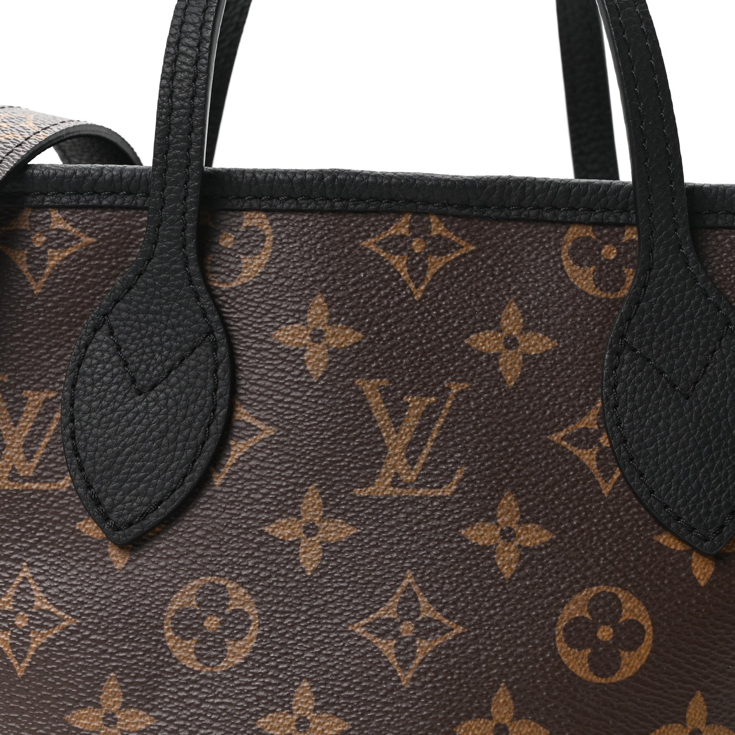 Monogram Neverfull Inside Out Bandouliere BB Black