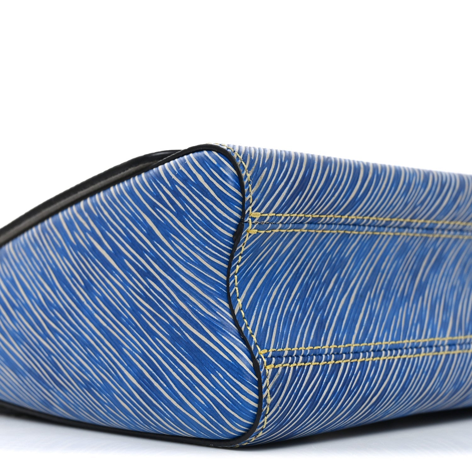 Epi Pins Twist Shoulder Bag MM Denim Light
