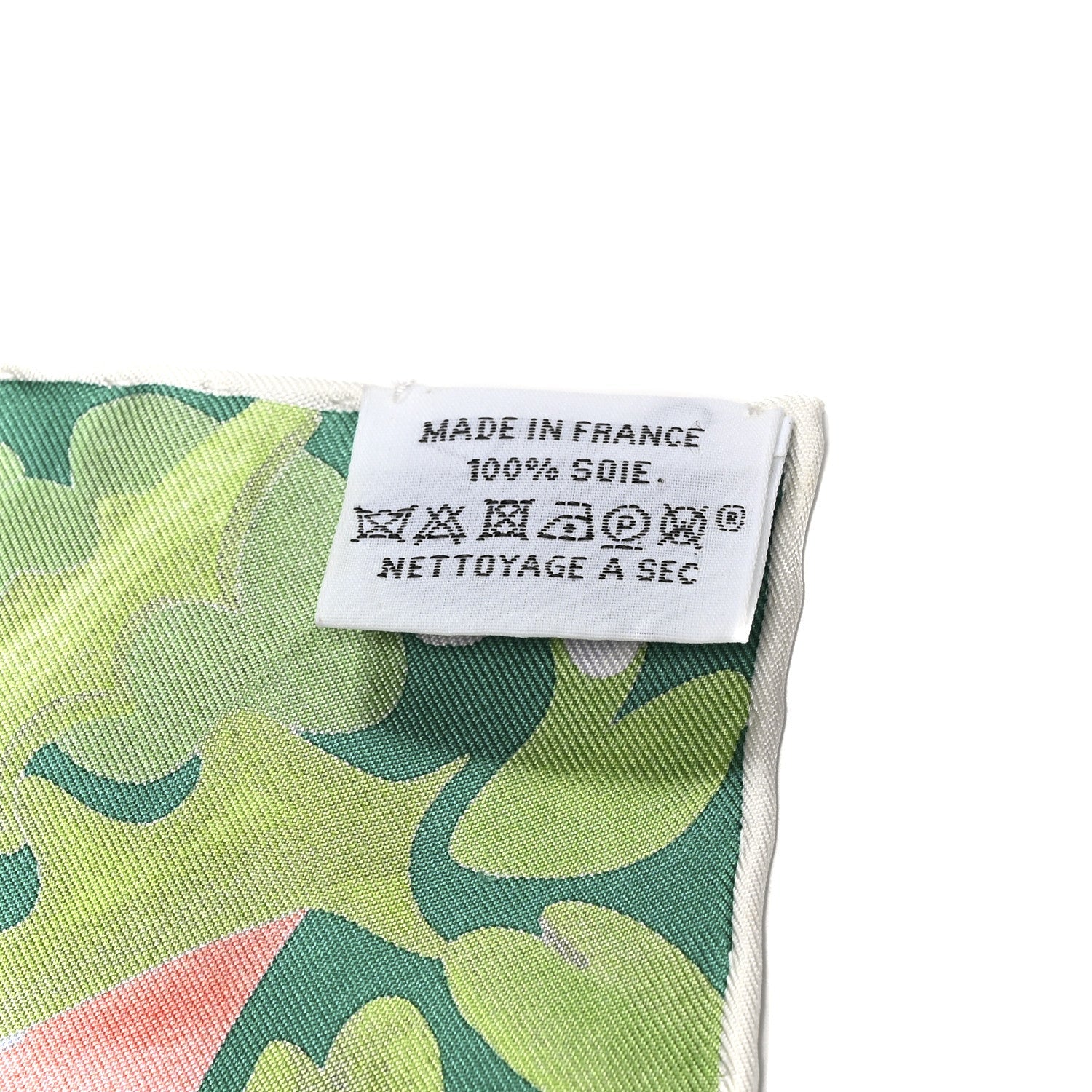 Silk Un Carre Sur l'Herbe Scarf 90 Bleu Ciel Vert Jaune