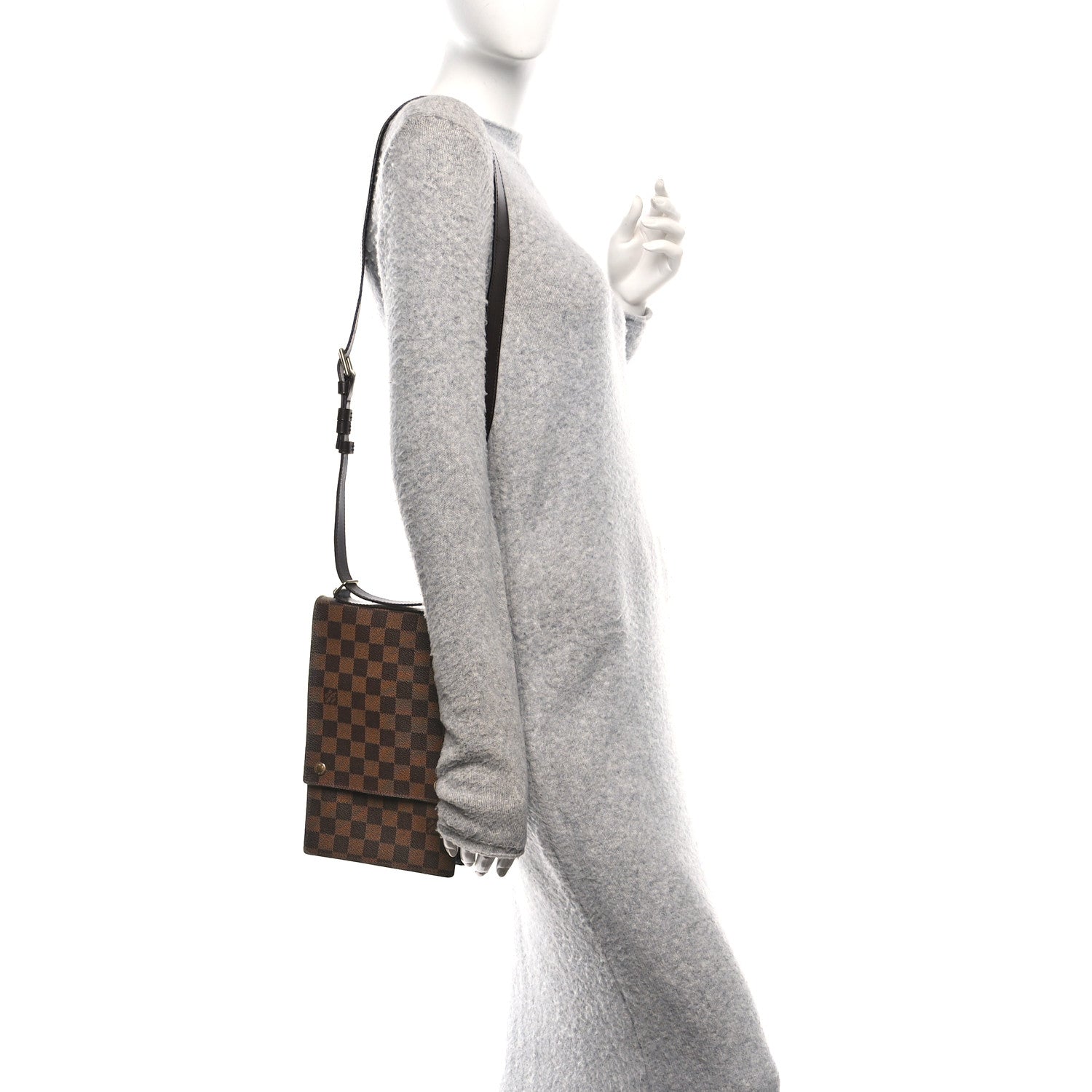 Damier Ebene Portobello Travel Shoulder Bag