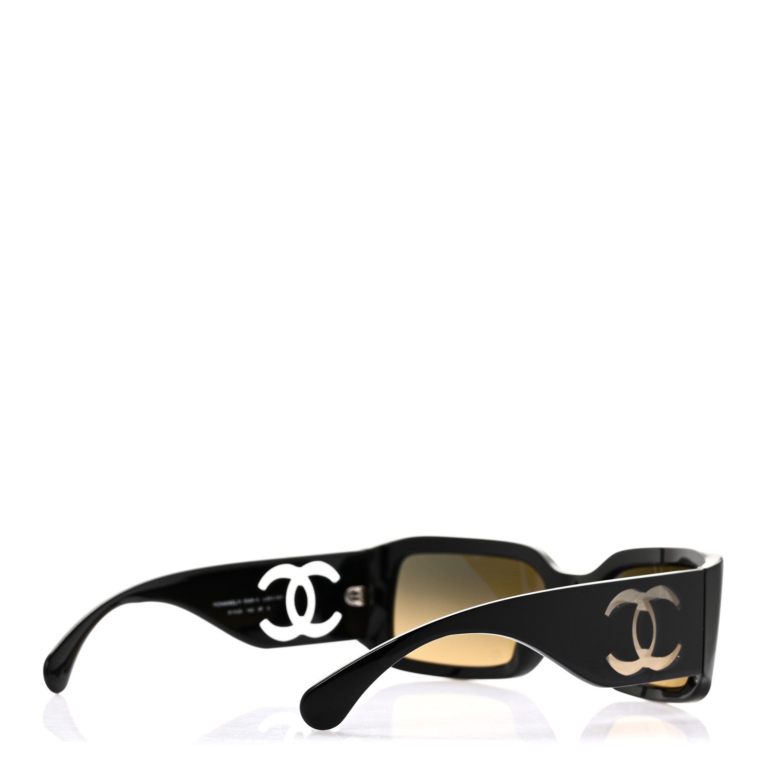 Acetate Polarized Rectangle Sunglasses 5526-A Black
